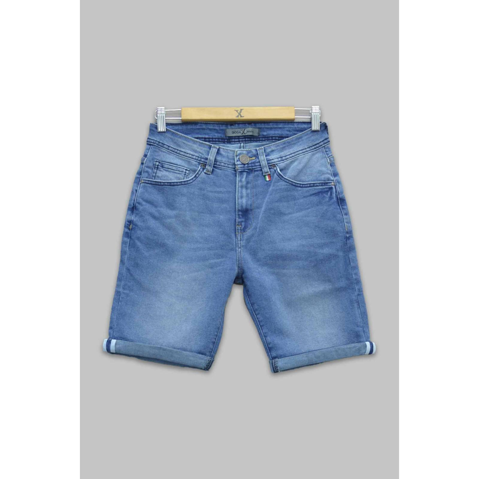 Bermuda de mezclilla para hombre