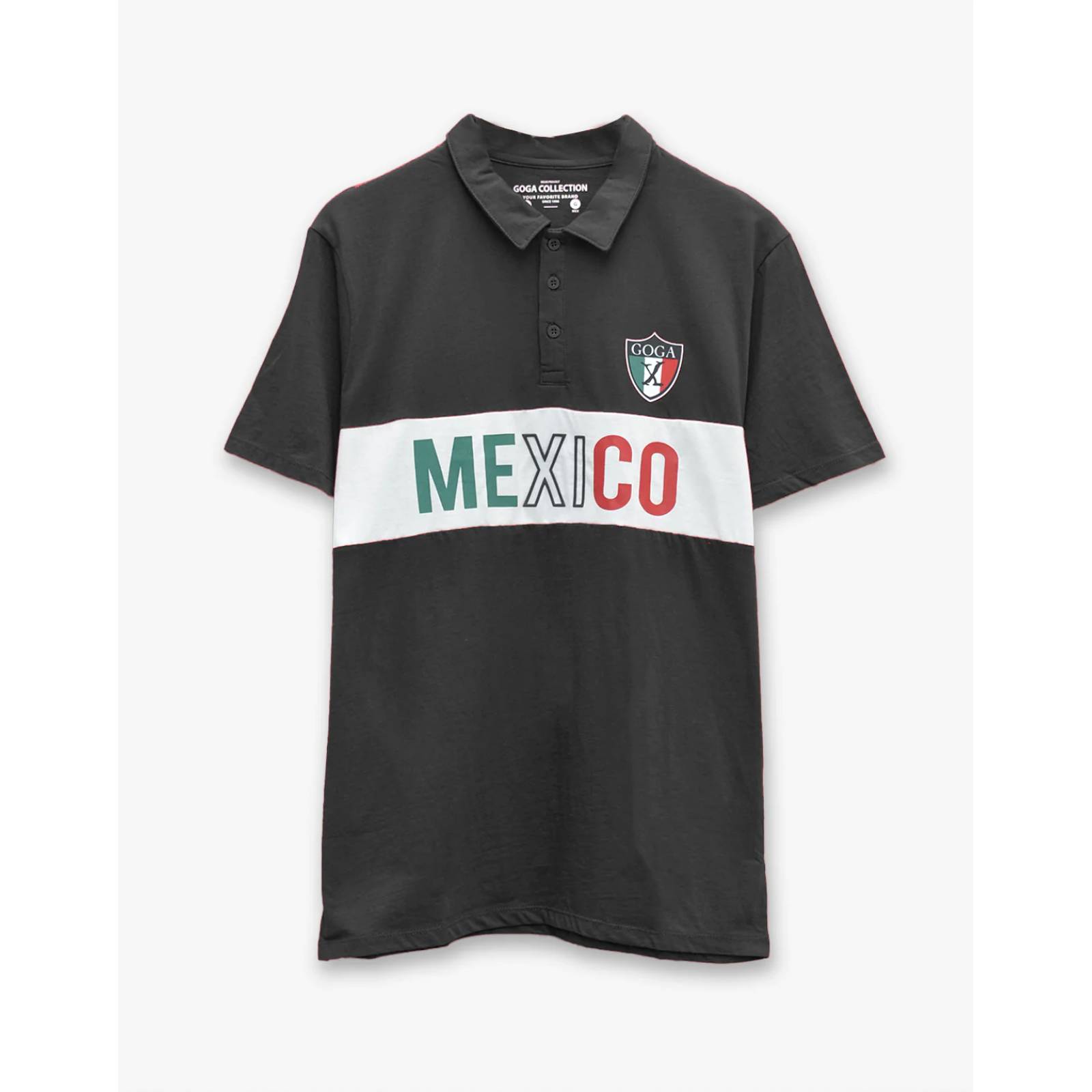 Playera Tipo Polo Estampada
