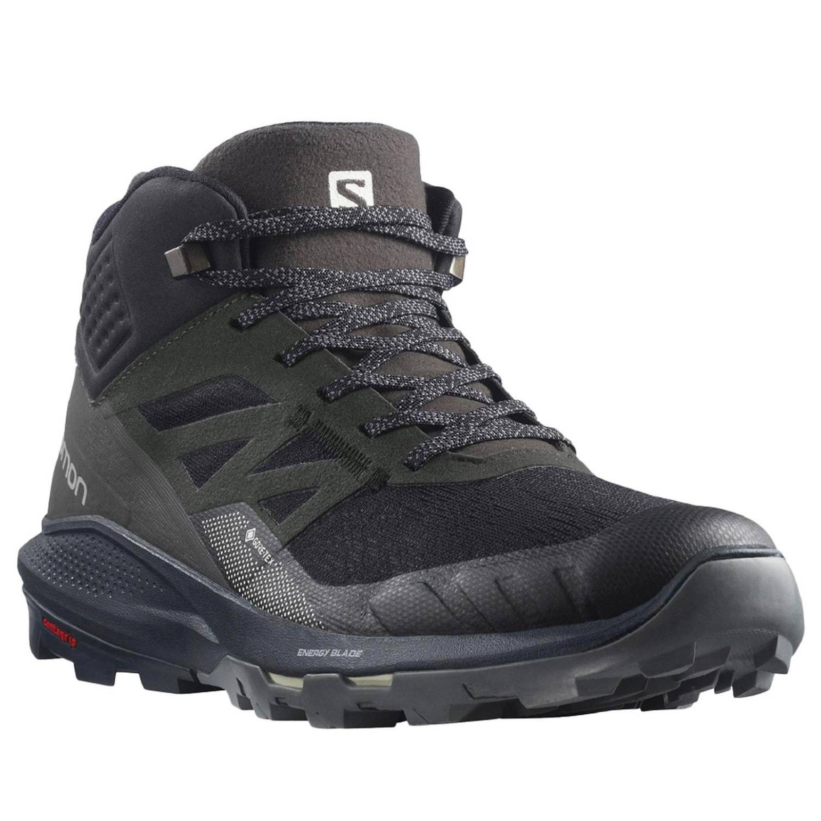 Botas Salomon Out Pulse Mid gtx Negro L41588800 