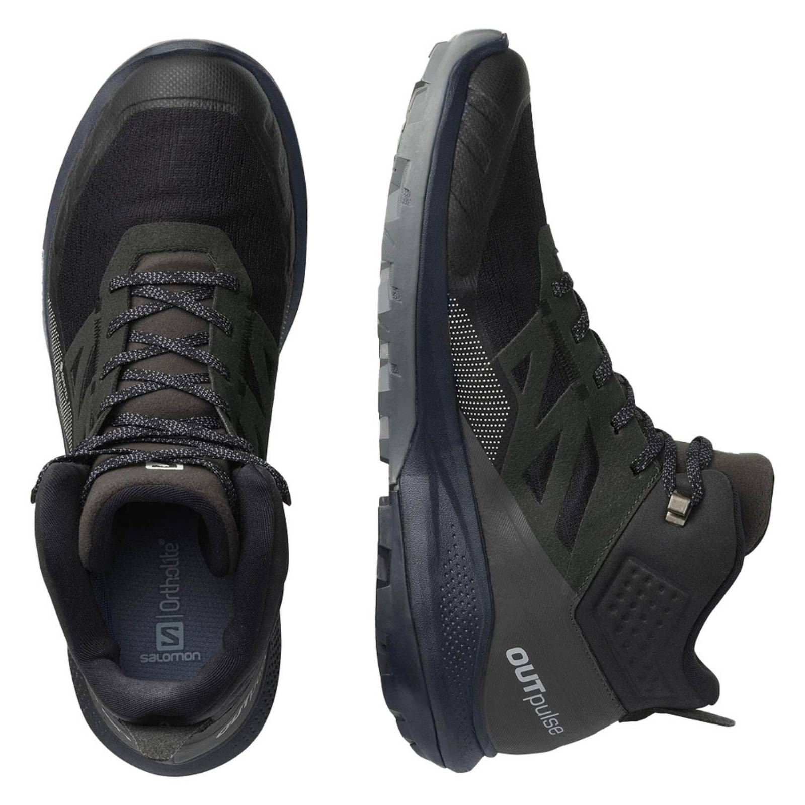 Botas Salomon Out Pulse Mid gtx Negro L41588800 