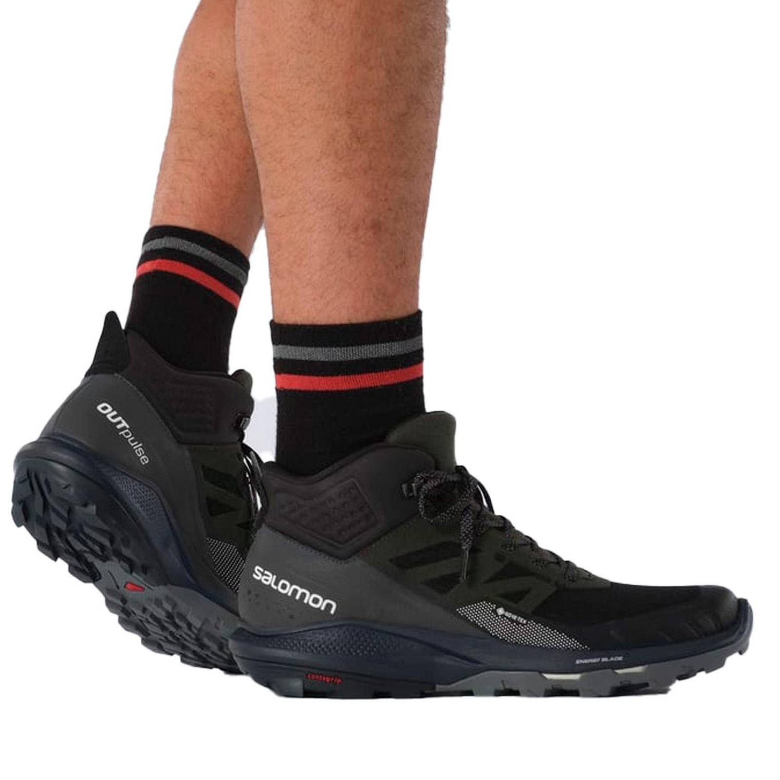 Botas Salomon Out Pulse Mid gtx Negro L41588800 