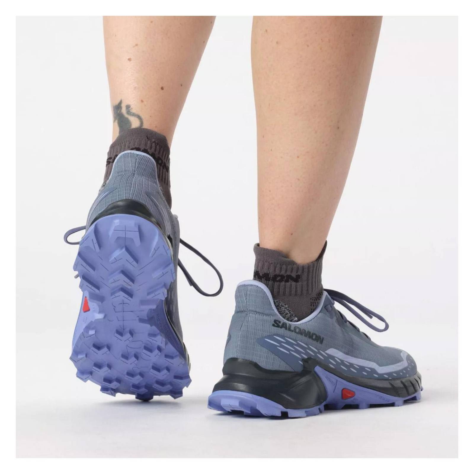 Tenis Salomon Dama Carbon Blue Alphacross 5 W L47313500 