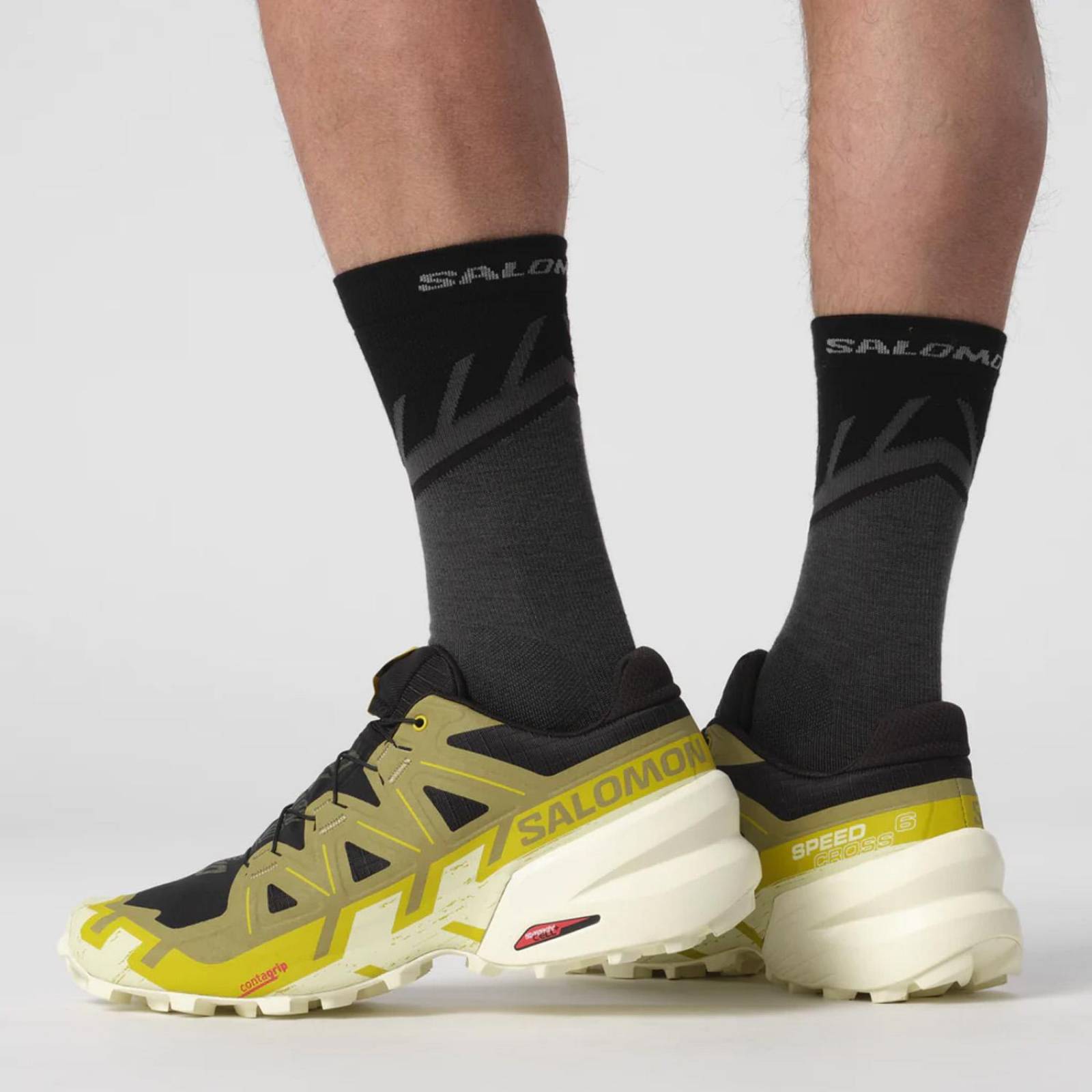 Tenis Salomon Caballero Transparent Yellow Speedcross 6 L47301500 