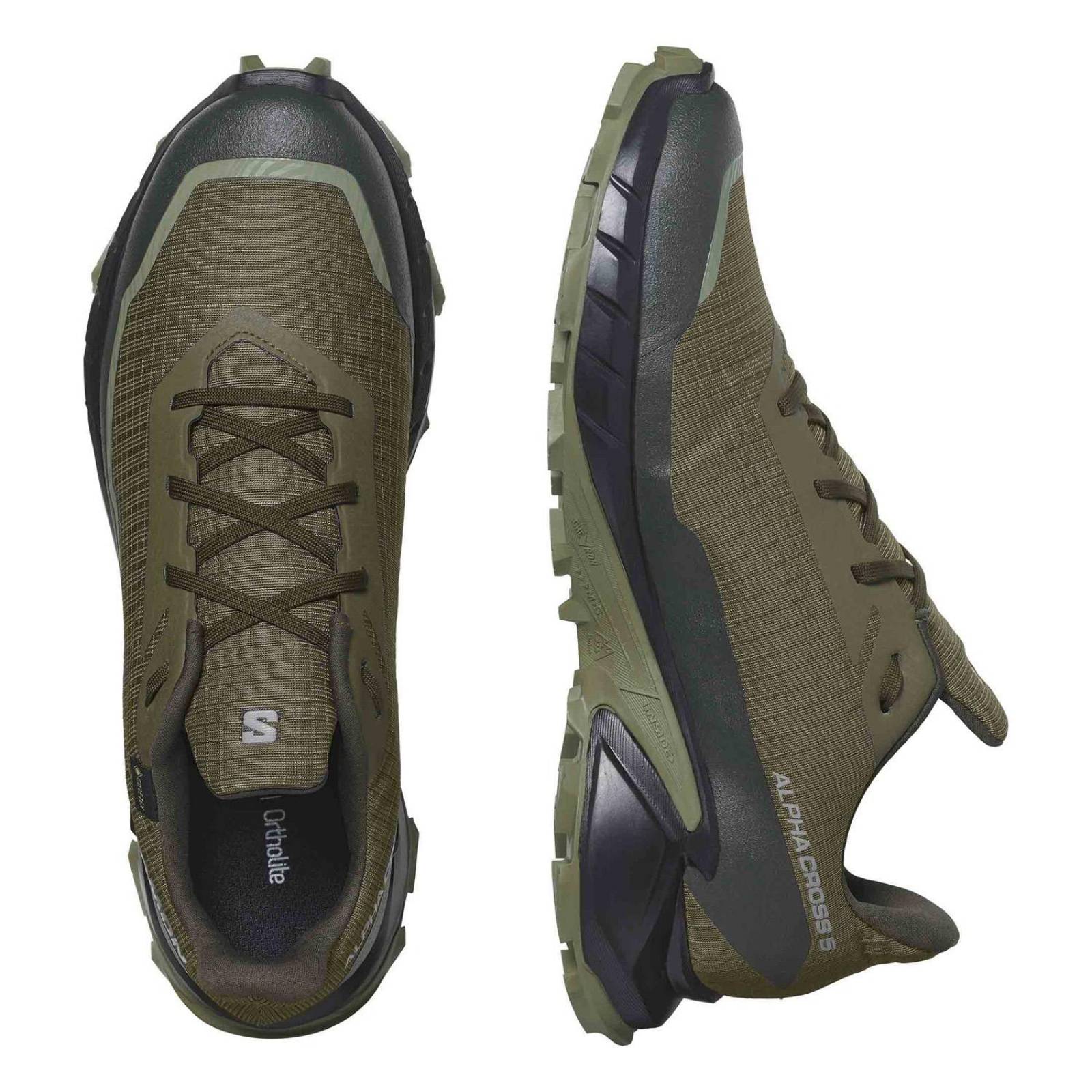 Tenis Salomon Caballero Alphacross 5 GORE-TEX L47310300 