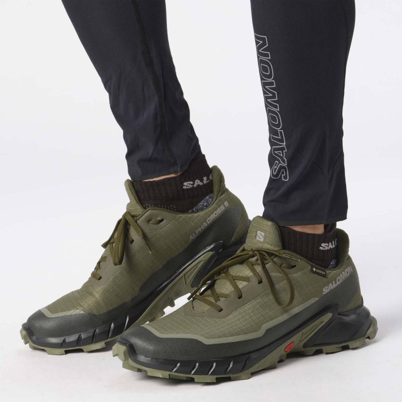 Tenis Salomon Caballero Alphacross 5 GORE-TEX L47310300 