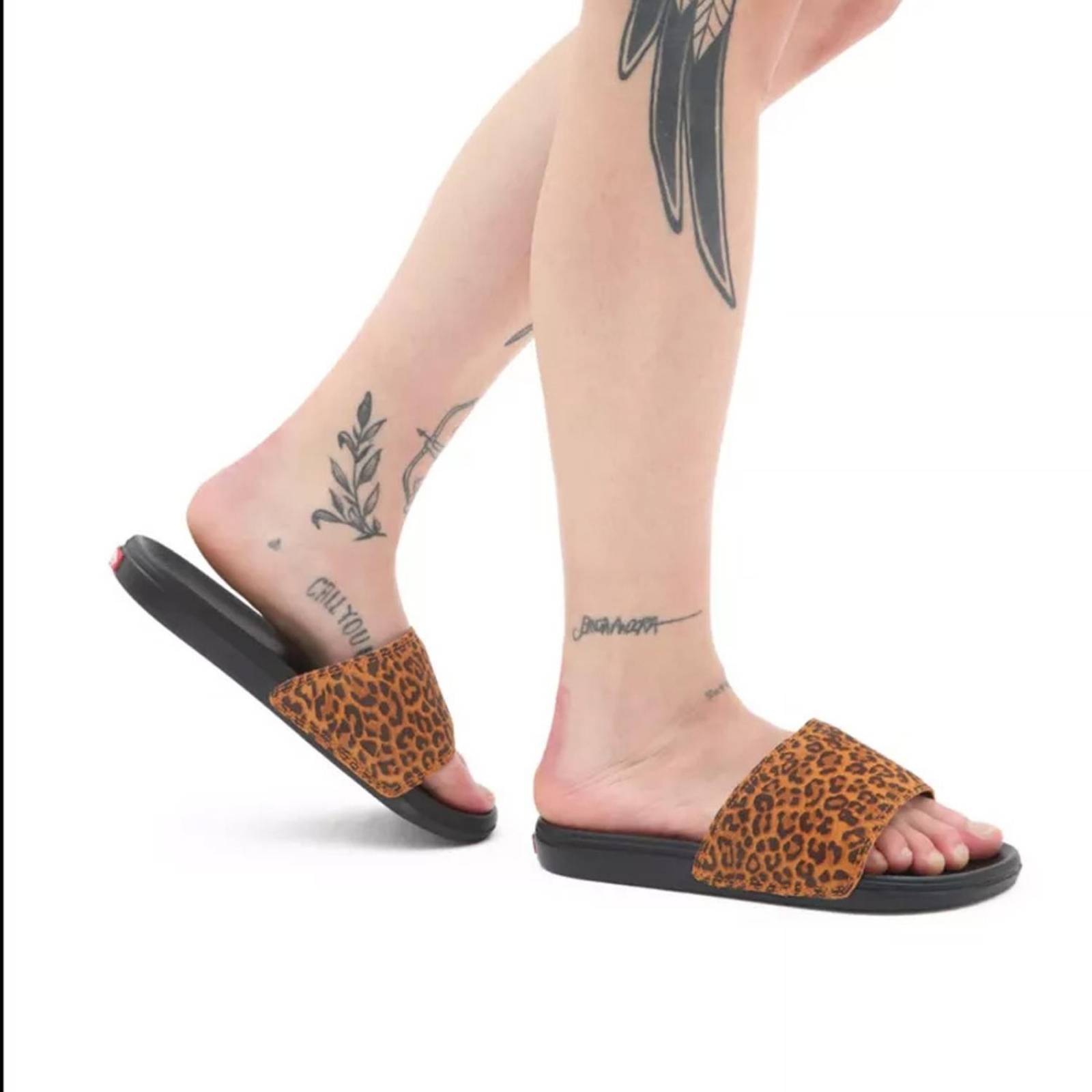 Vans cheetah slides 2025