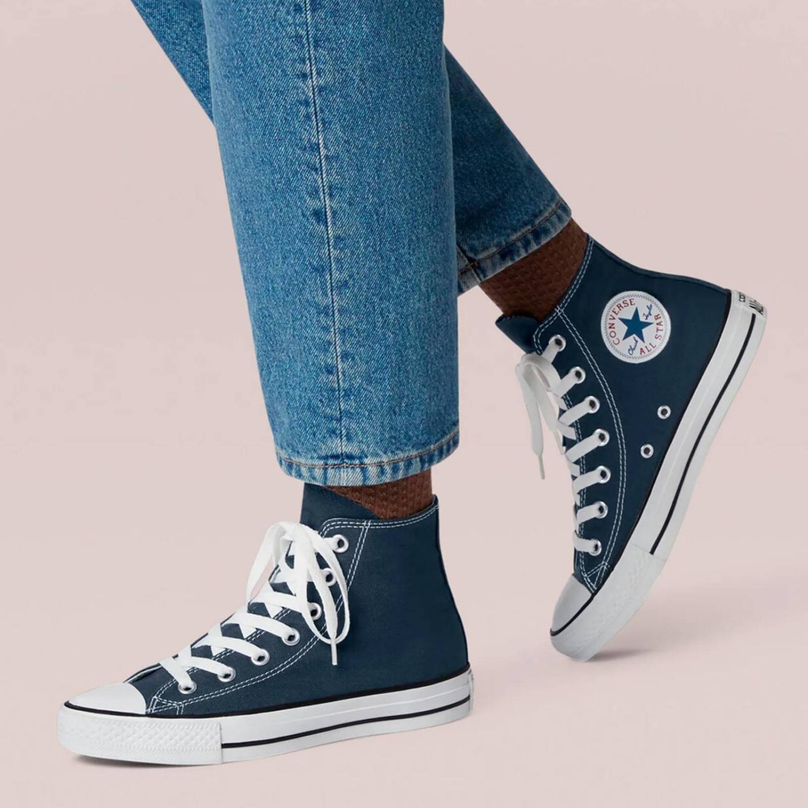 Converse bota best sale azul claro