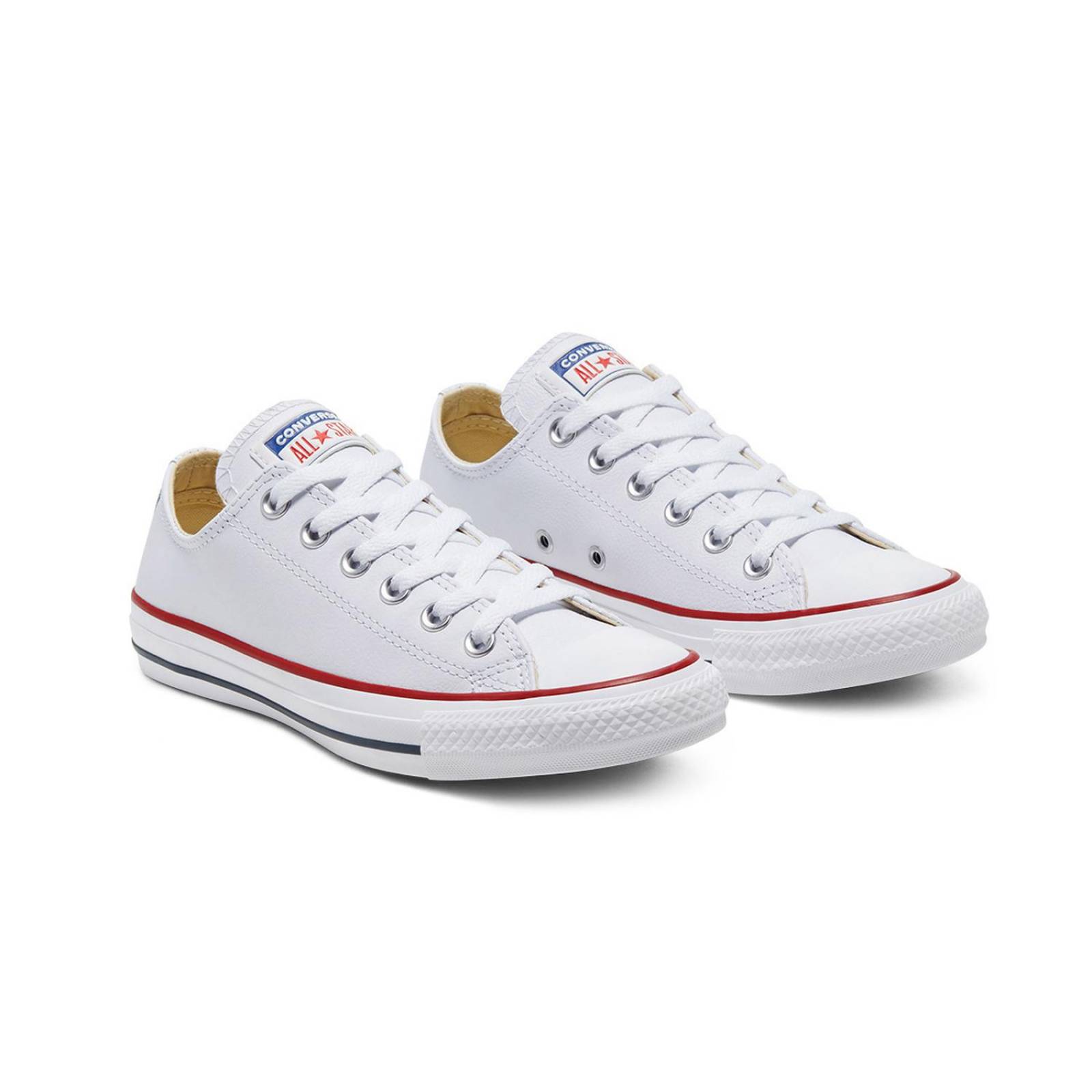Tenis Converse Chuck Taylor All Star Blancos en Choclo de Piel 132173C 