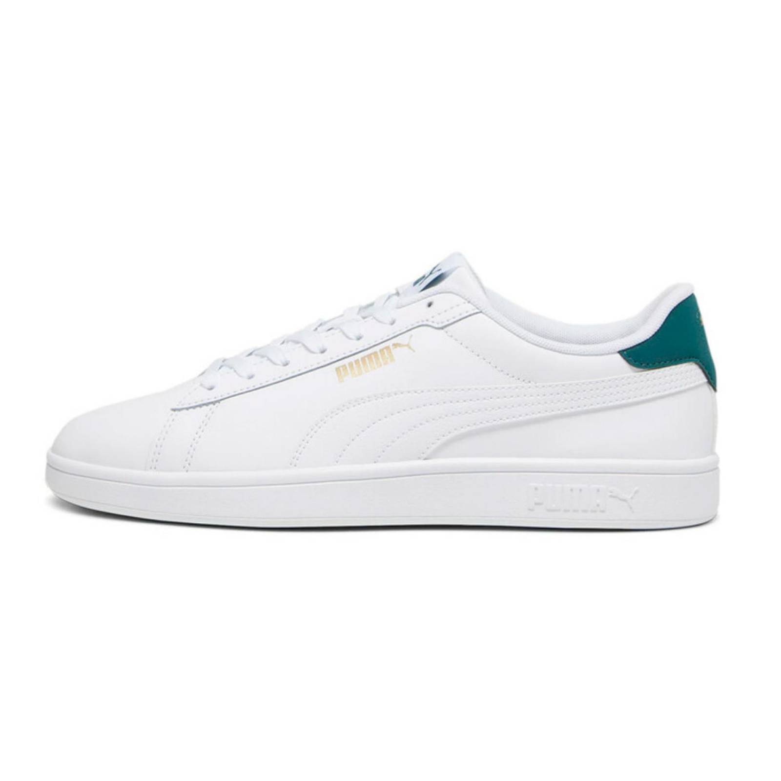 Tenis Puma Smash 3.0 L Blanco/Verde 39098714 