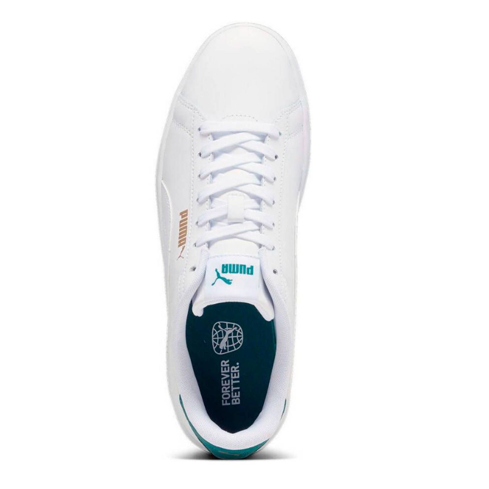 Tenis Puma Smash 3.0 L Blanco/Verde 39098714 