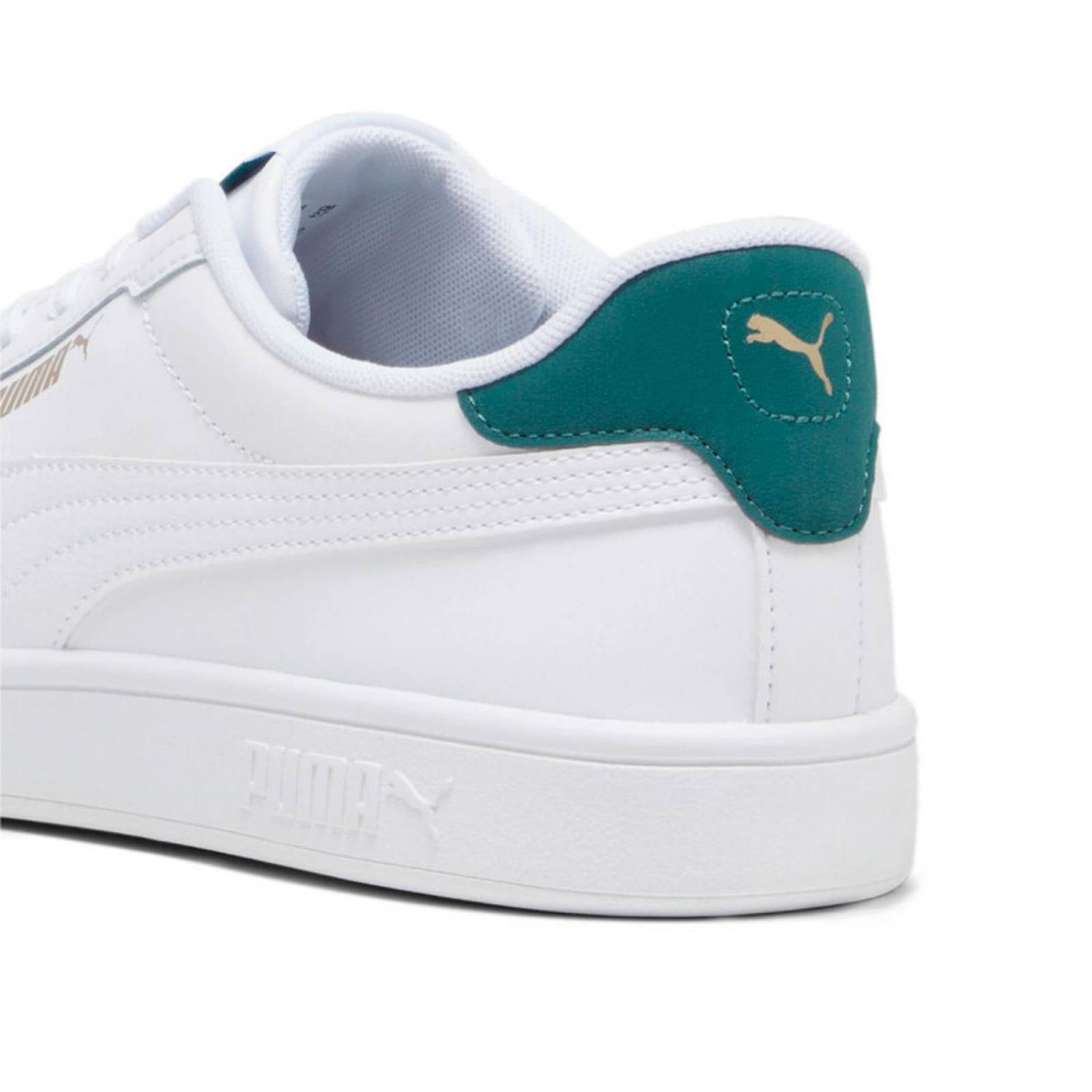 Tenis Puma Smash 3.0 L Blanco/Verde 39098714 