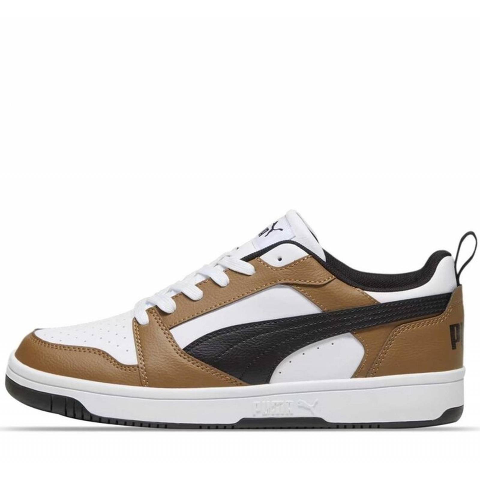 Tenis Puma Rebound V6 Low Blanco / Café 39232806 