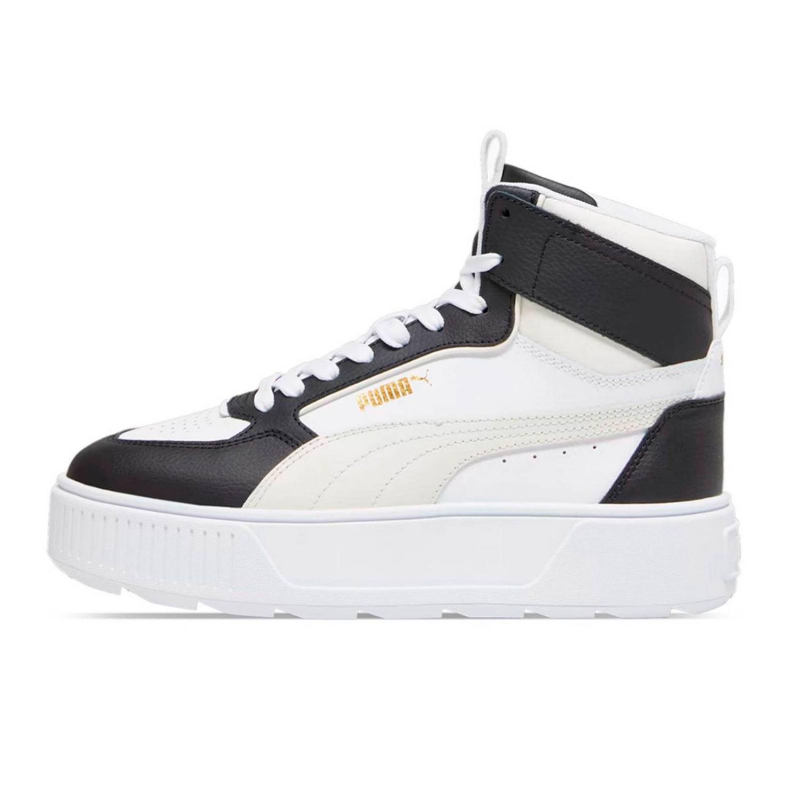 Tenis Puma Karmen Rebelle Mid Blanco/Negro Mujer 38721311 