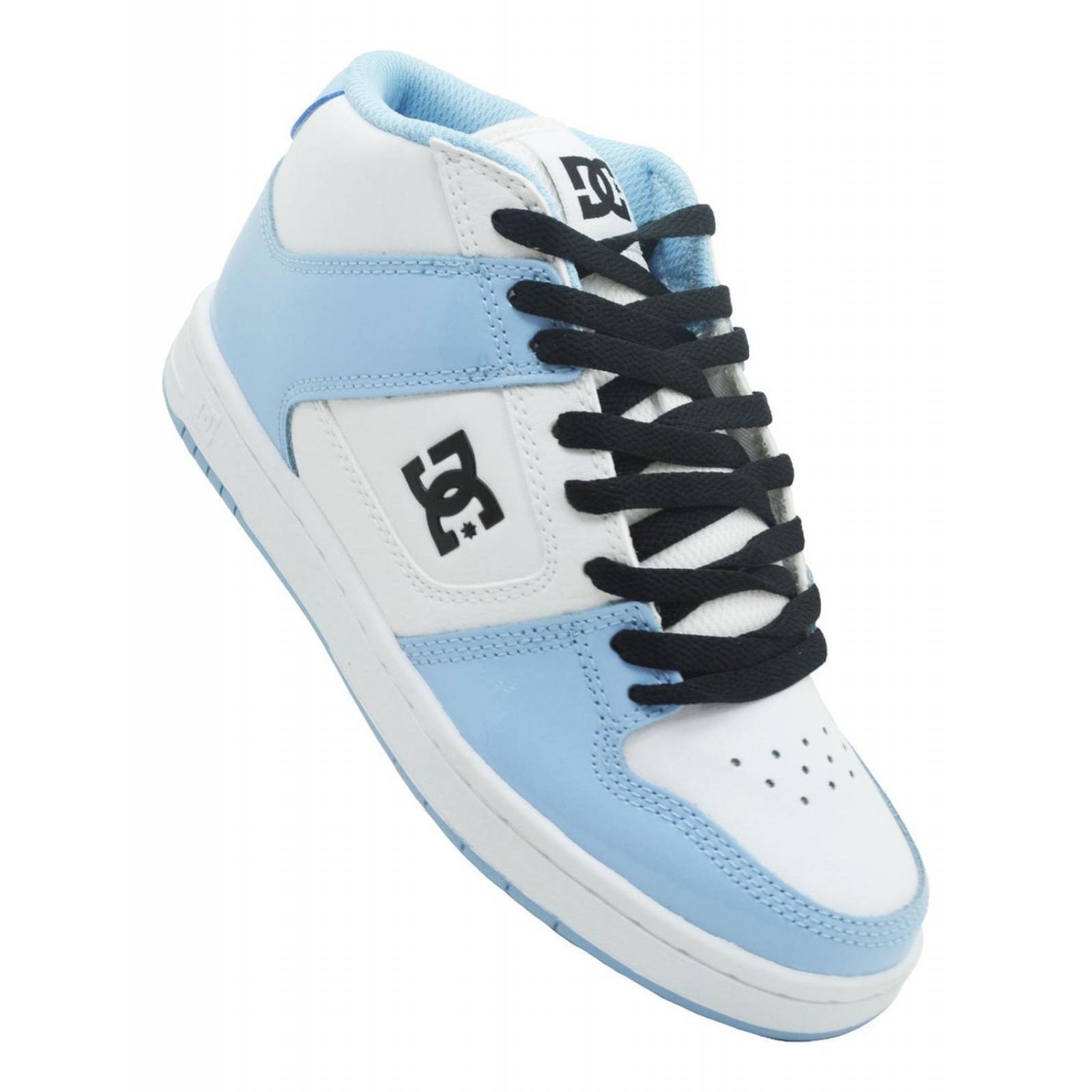 Tenis DC Shoes Manteca 4 Mid Azul Mujer 100162XBWK 