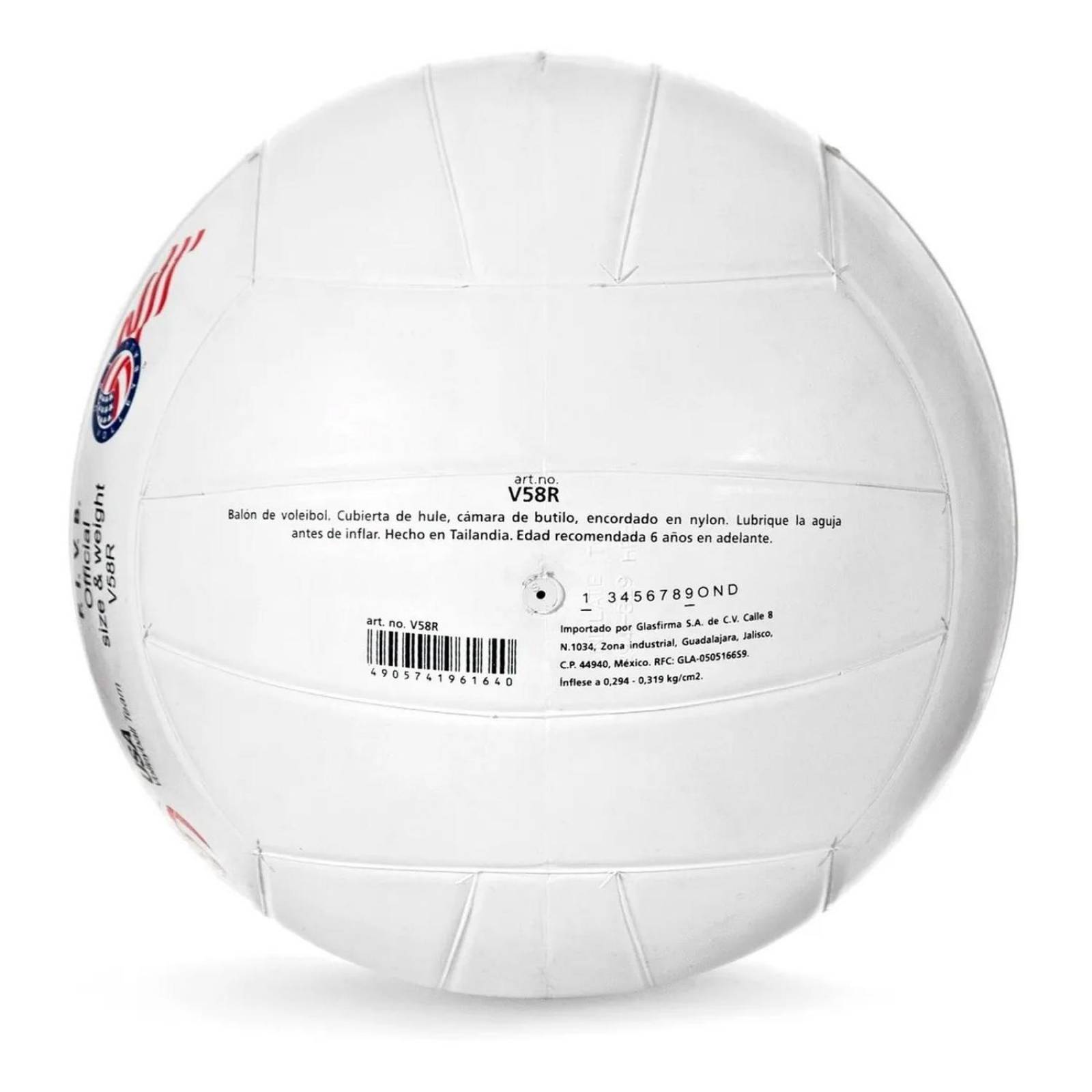 Balón de Vóleibol Molten V58R CLÁSICO No.5 