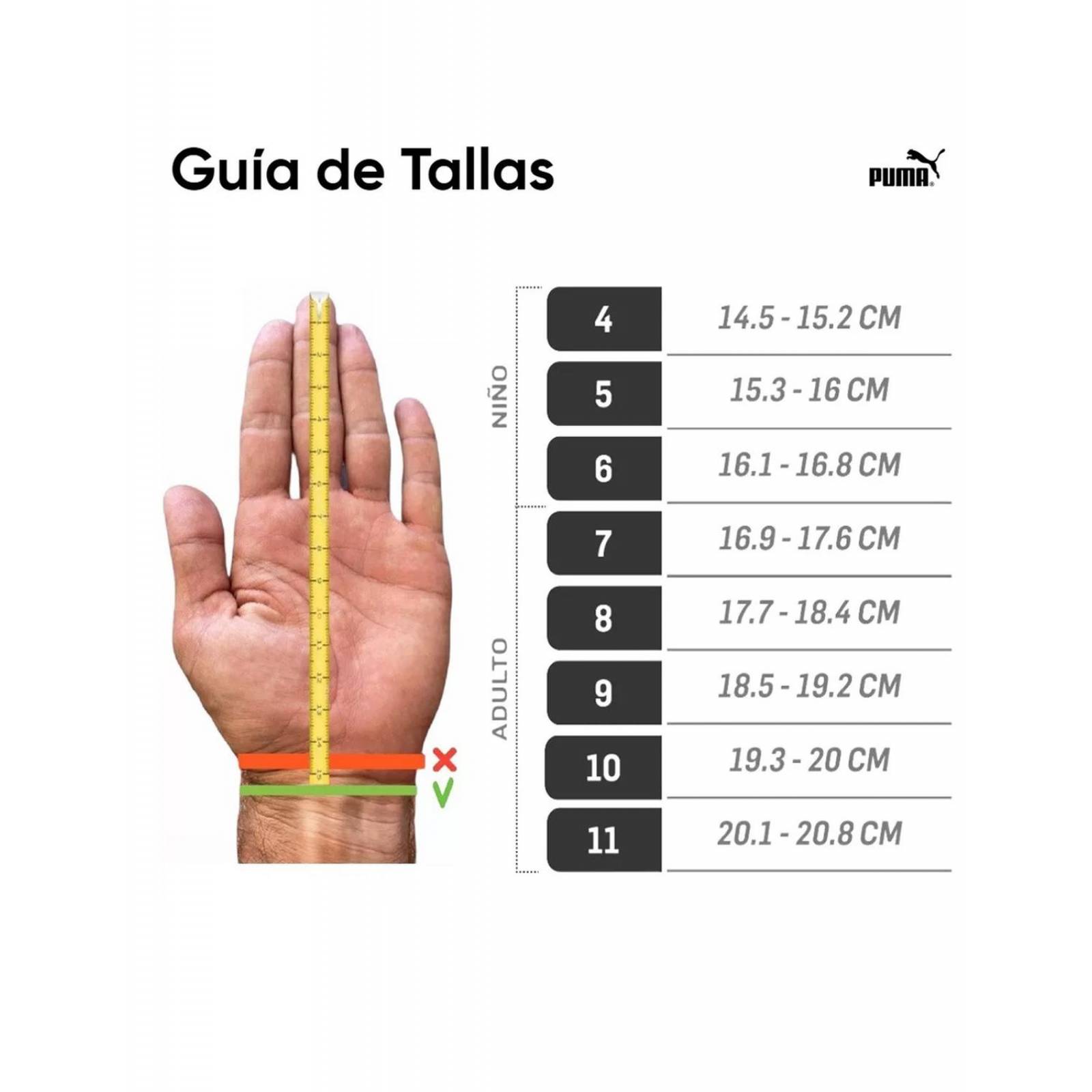 Guantes de Portero Puma Fútbol Esito Latex 4071210 