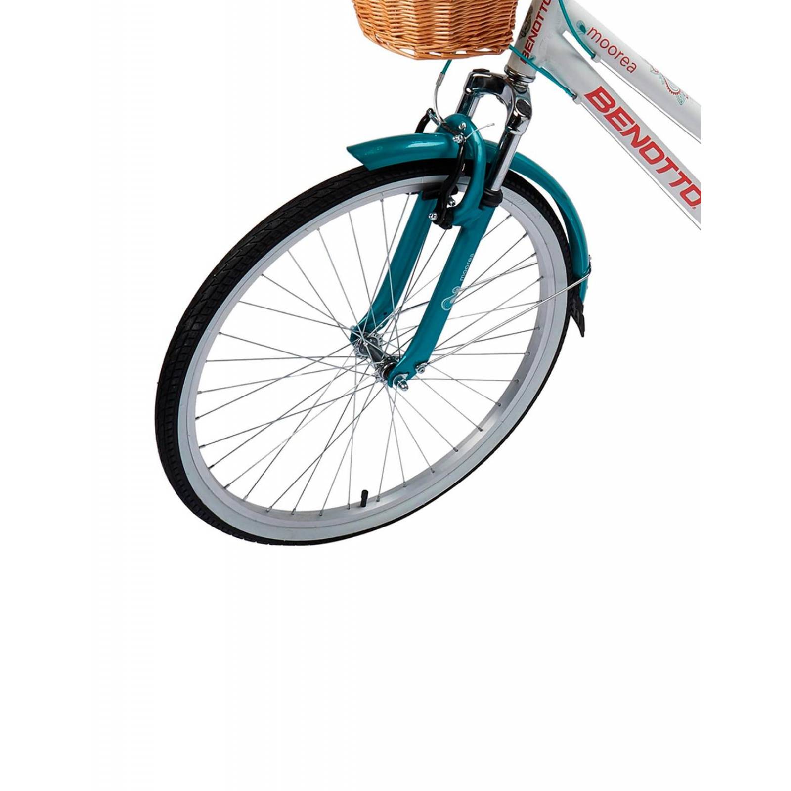 Bicicleta Benotto City Moorea R24 21V Sunrace Frenos V Aqua OR2421UNBL 