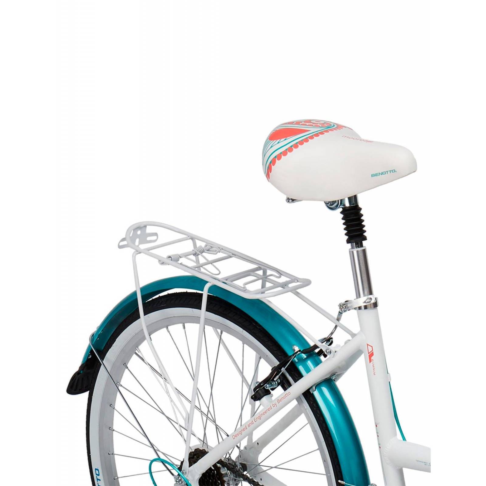 Bicicleta Benotto City Moorea R24 21V Sunrace Frenos V Aqua OR2421UNBL 