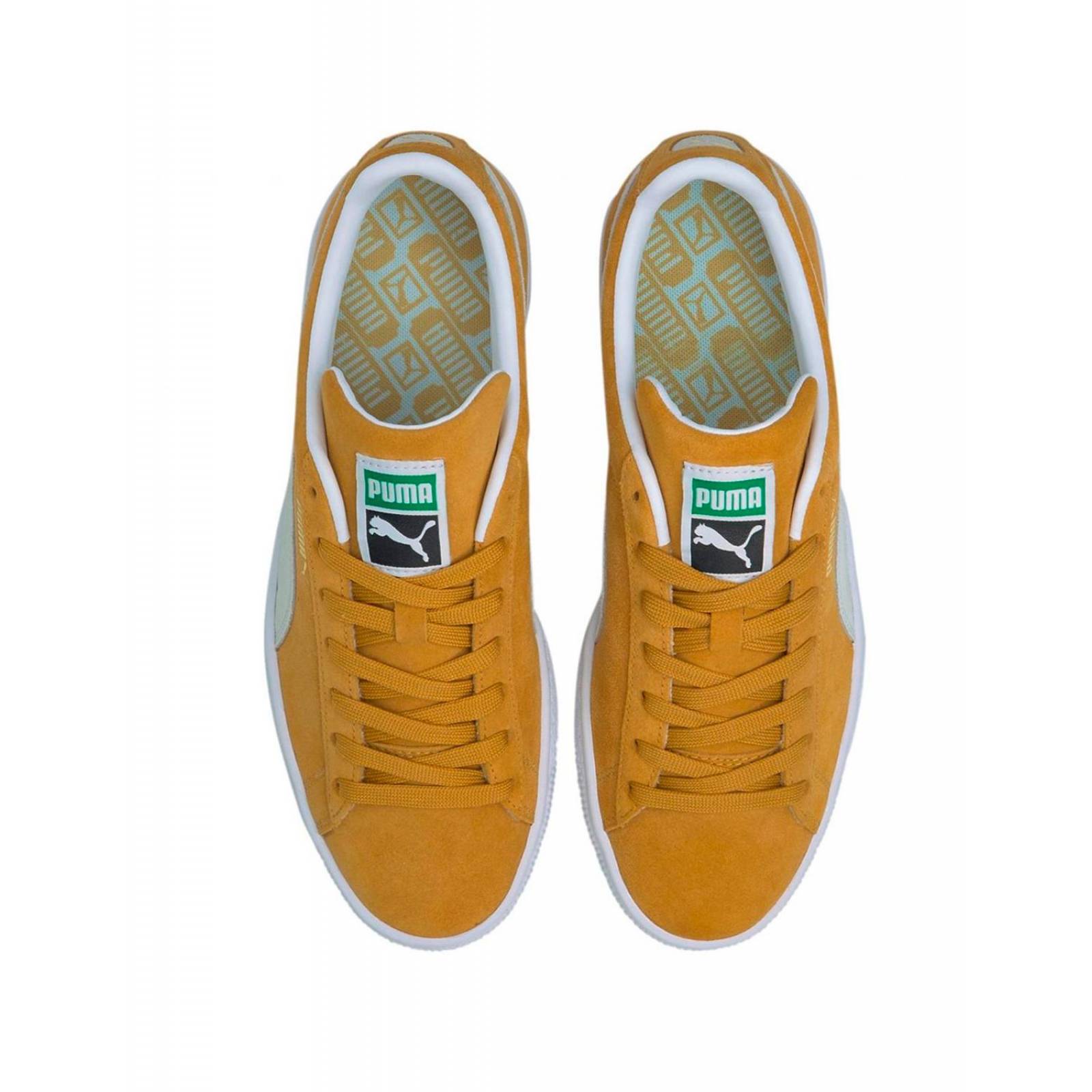 Tenis Puma Suede Classic Xxi Trainers Hombre Amarillo 37491505