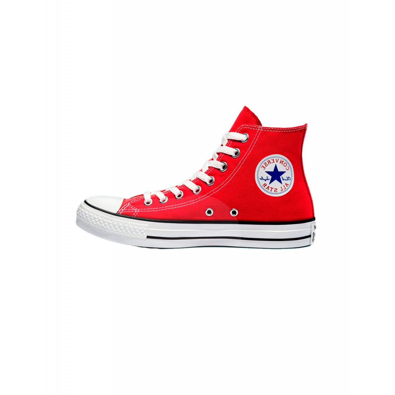 Tenis Converse Chuck Taylor All Star en Bota de Lona Unisex Rojo M9621C