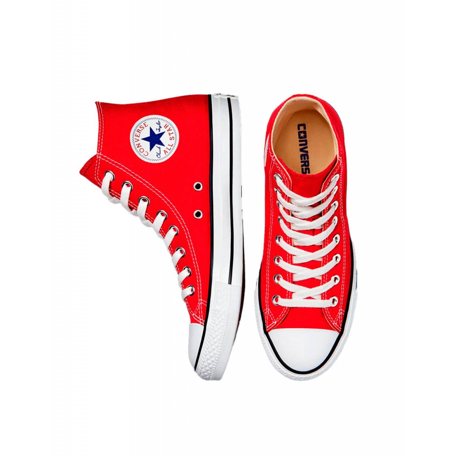 Tenis Converse Chuck Taylor All Star en Bota de Lona Unisex Rojo M9621C