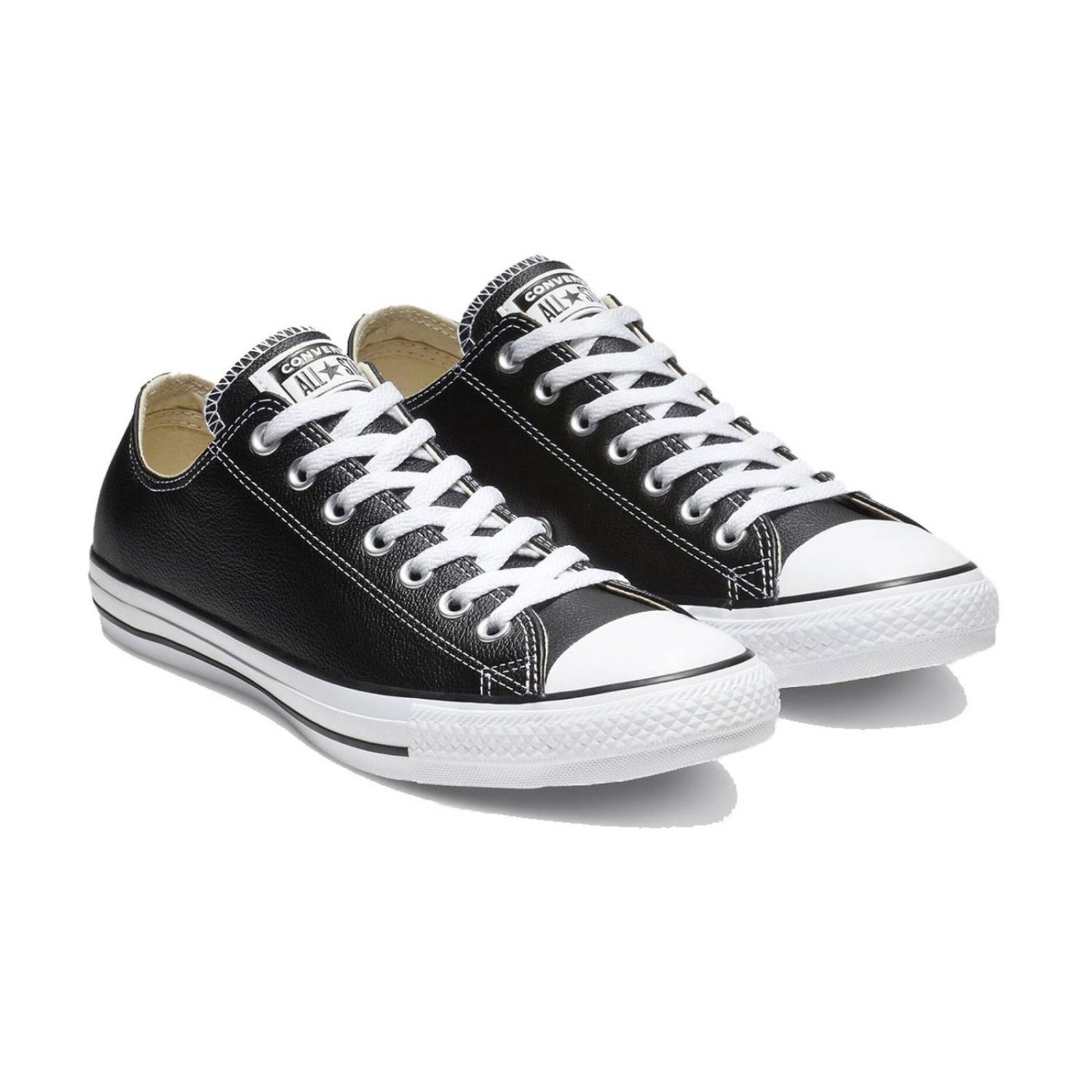 Tenis Converse Chuck Taylor All Star Negros Choclo de Piel 132174C