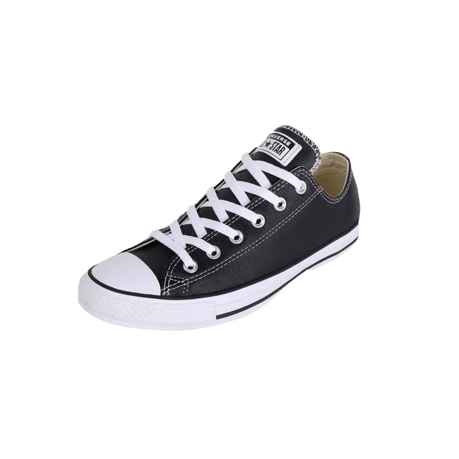 Tenis Converse Chuck Taylor All Star Negros Choclo de Piel 132174C