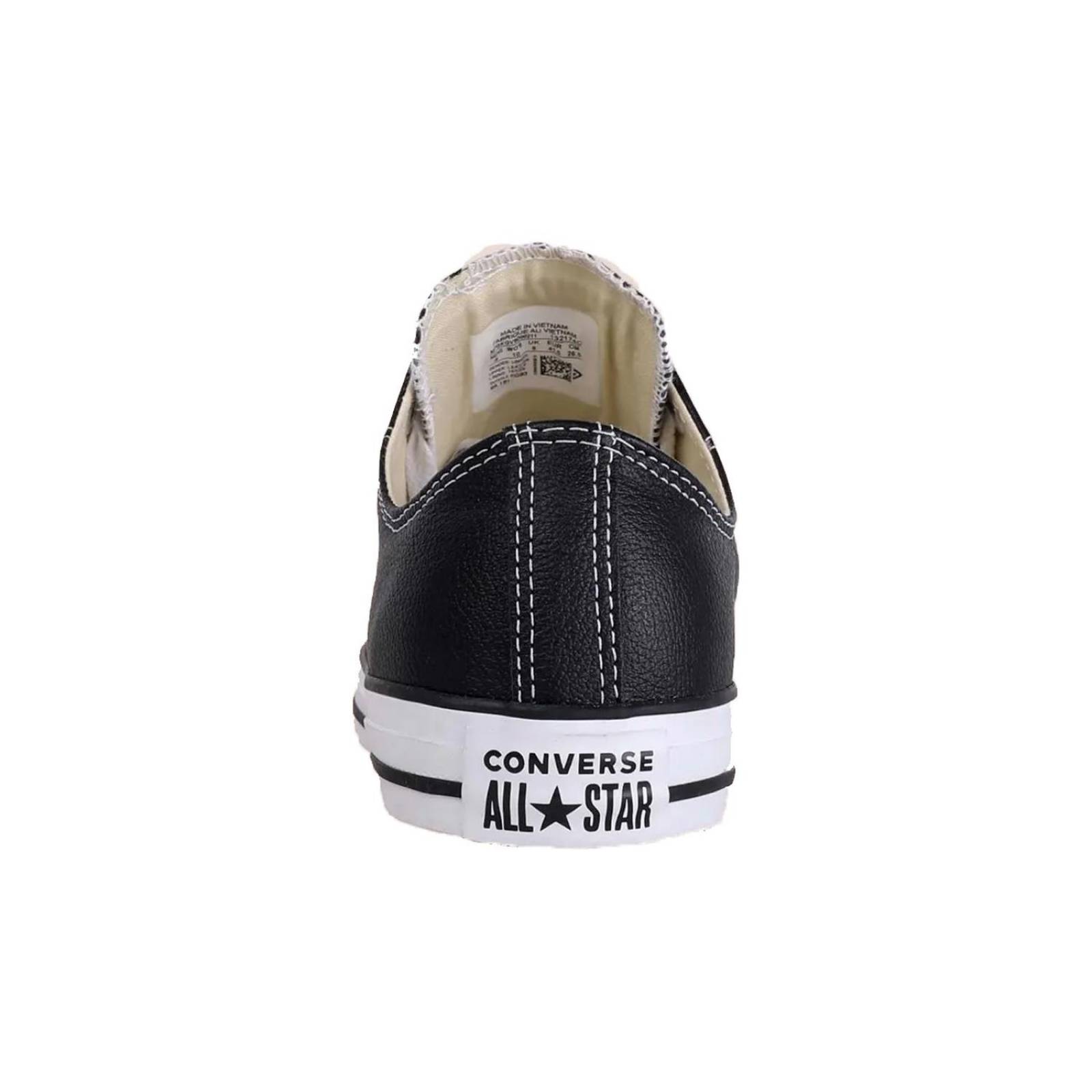 Tenis Converse Chuck Taylor All Star Negros Choclo de Piel 132174C