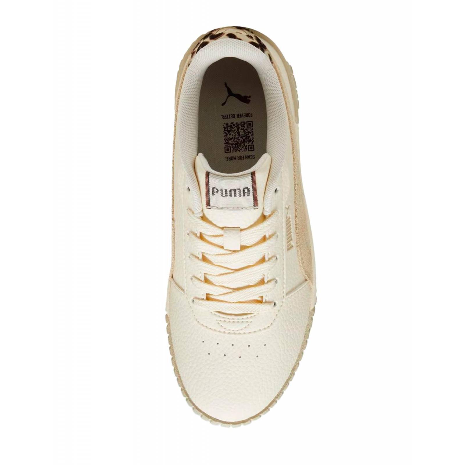 Tenis Puma Carina 2.0 Animal Print Mujer Beige 39634601 