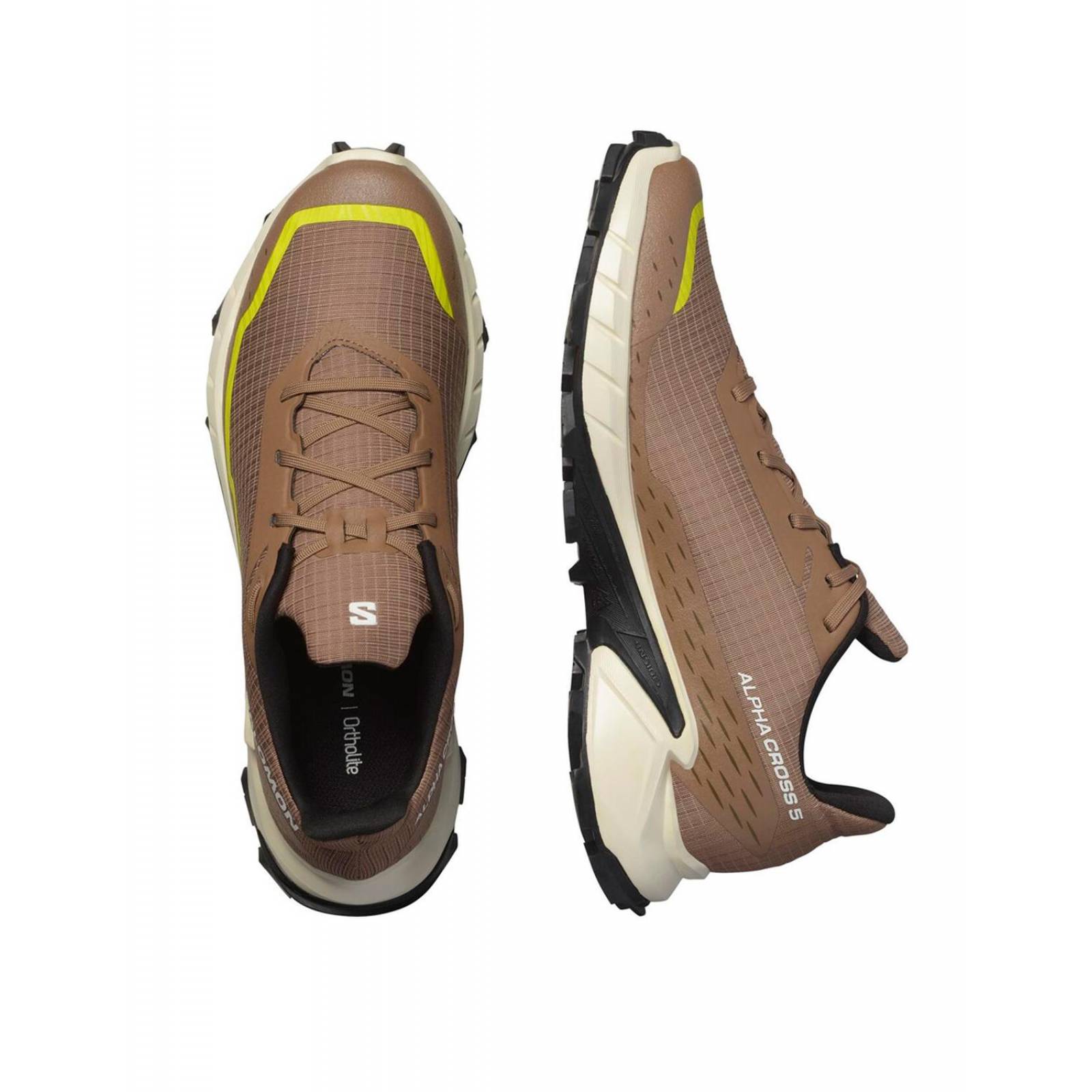 Tenis Salomon Alphacross 5 Hombre Café L47460100 