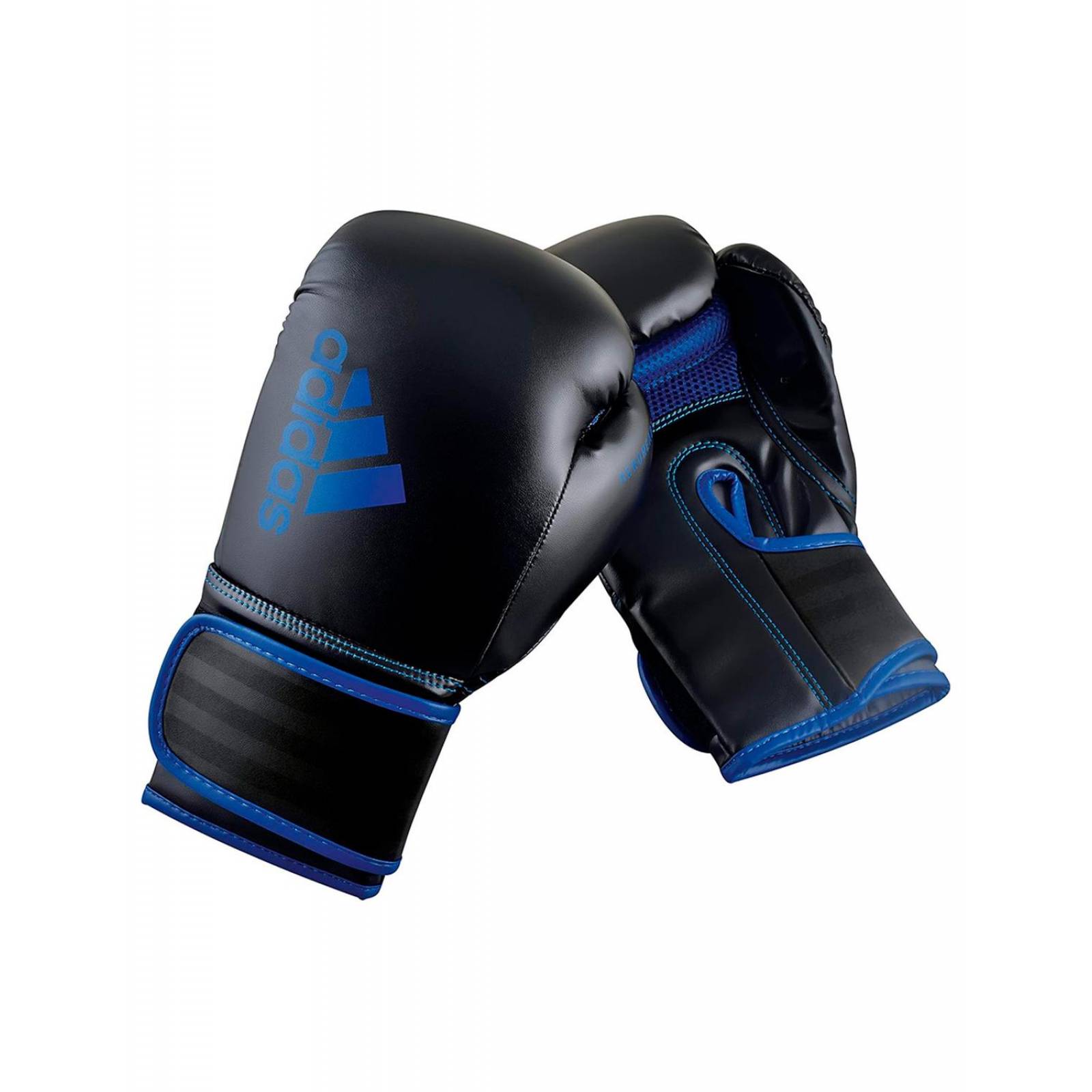 Guantes de Box Adidas Hybrid Negro Azúl ADIH80AZ 