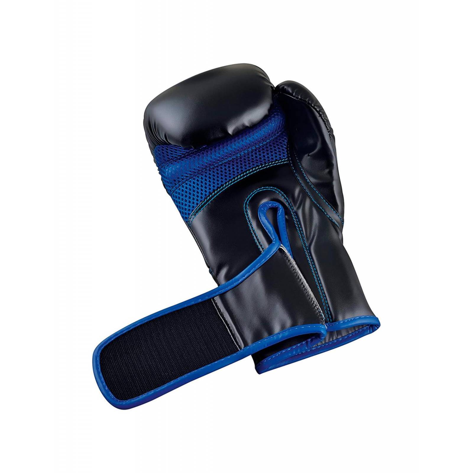 Guantes de Box Adidas Hybrid Negro Azúl ADIH80AZ 