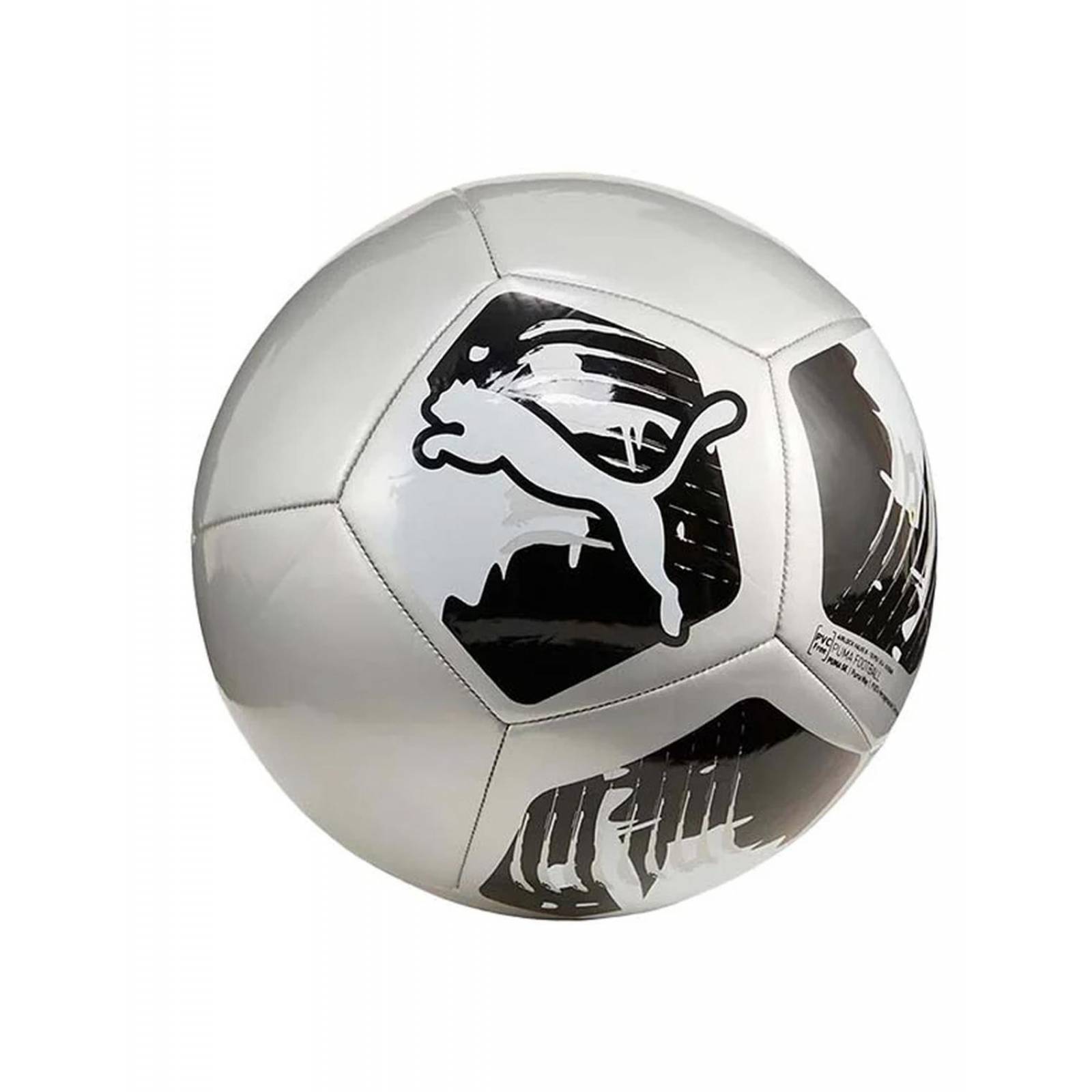 Balon Fútbol Puma Big Cat Plateado 08421403 