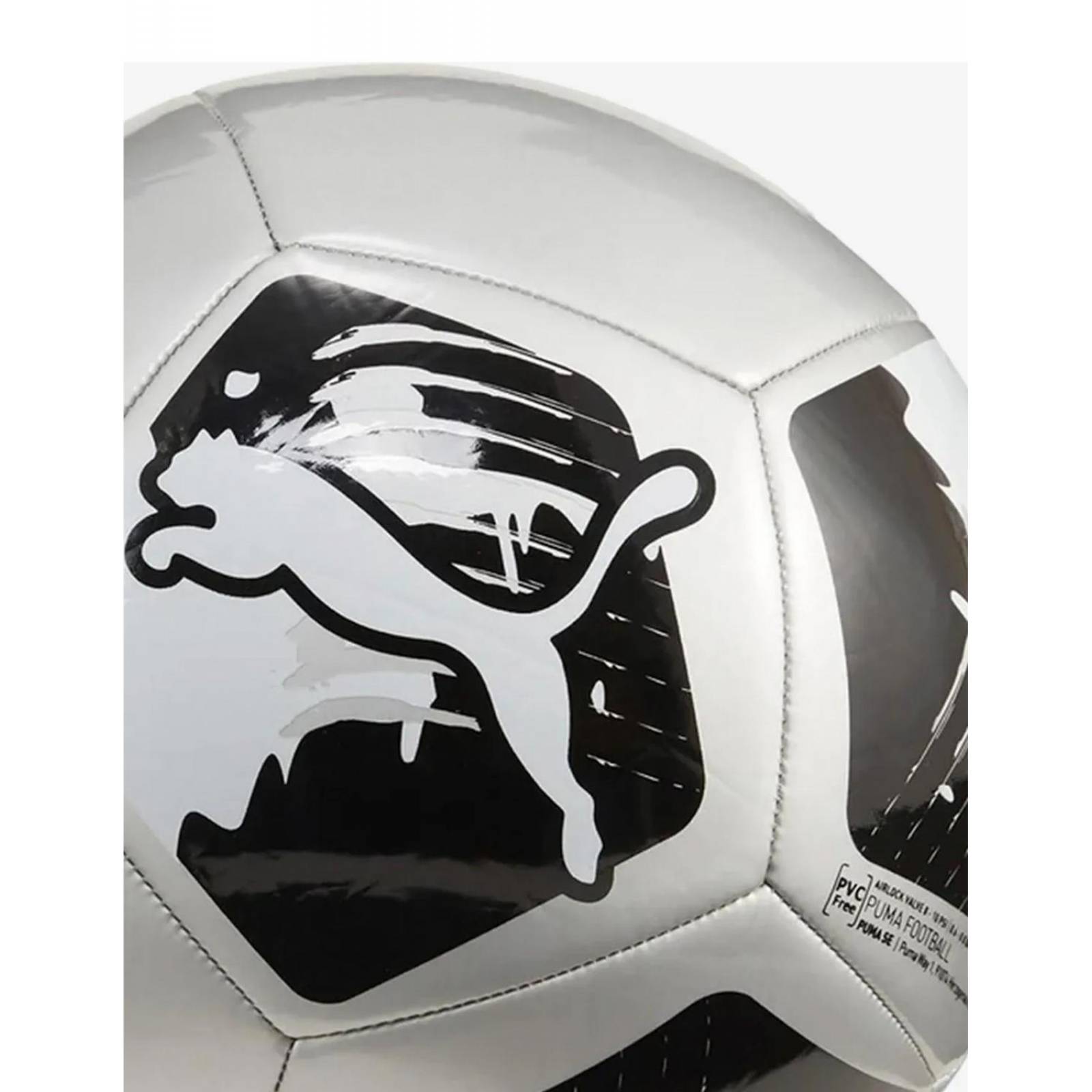 Balon Fútbol Puma Big Cat Plateado 08421403 