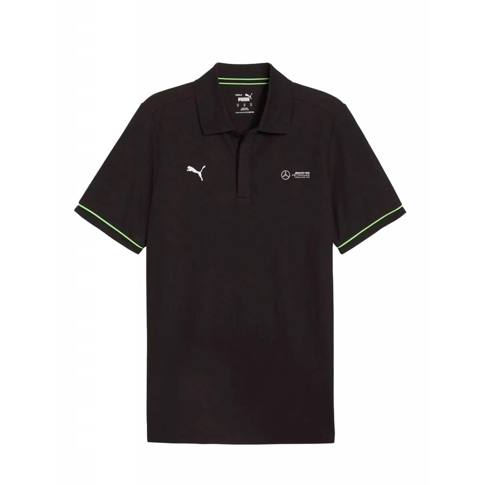 Playera Polo Puma Mercedes Benz AMG Petronas F1 Hombre Negro 62375301 