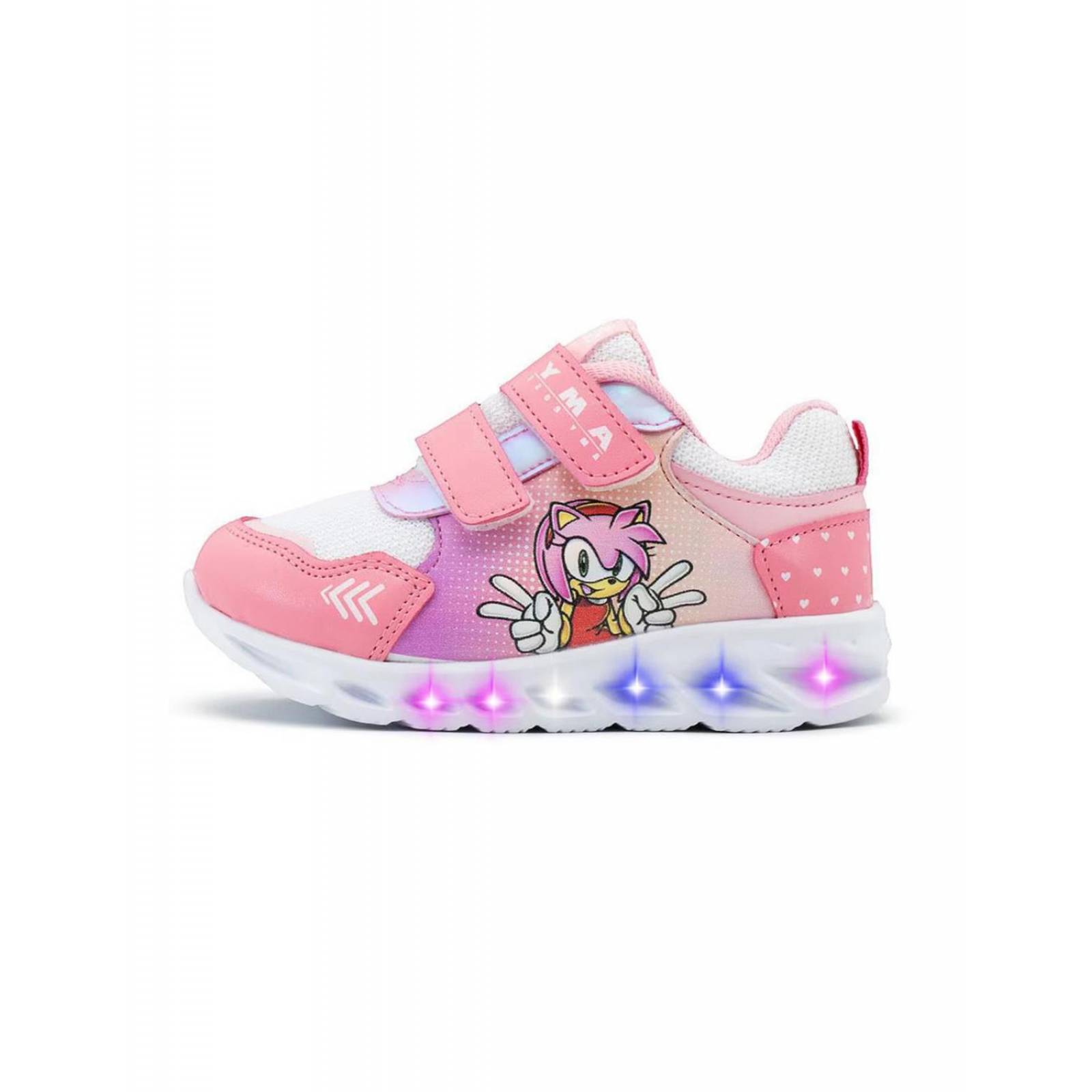 Tenis Sonic Amy Rose Tropicana Con Luces Niña SO950522
