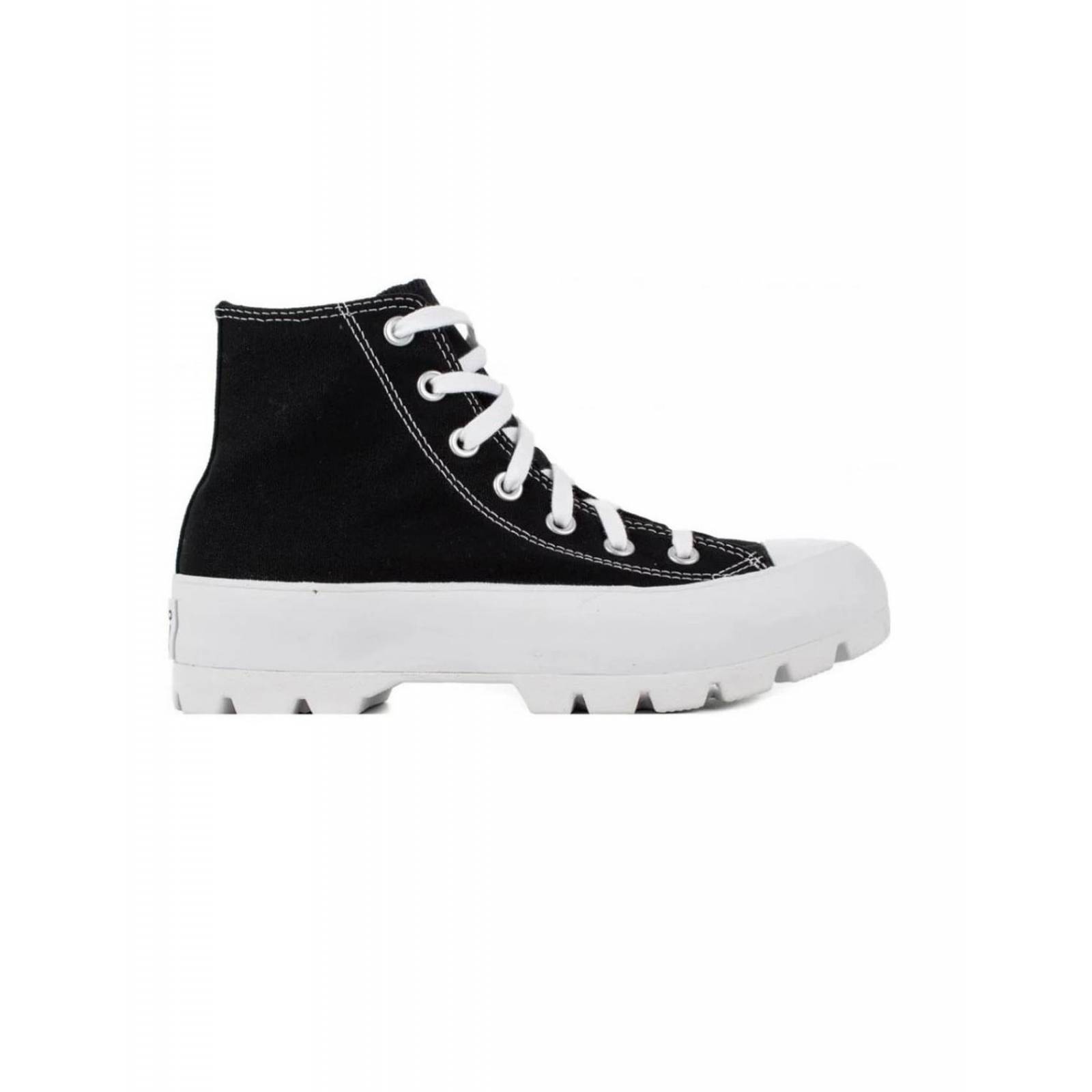 Tenis Converse de Plataforma Lugged Dama Negros 565901C 