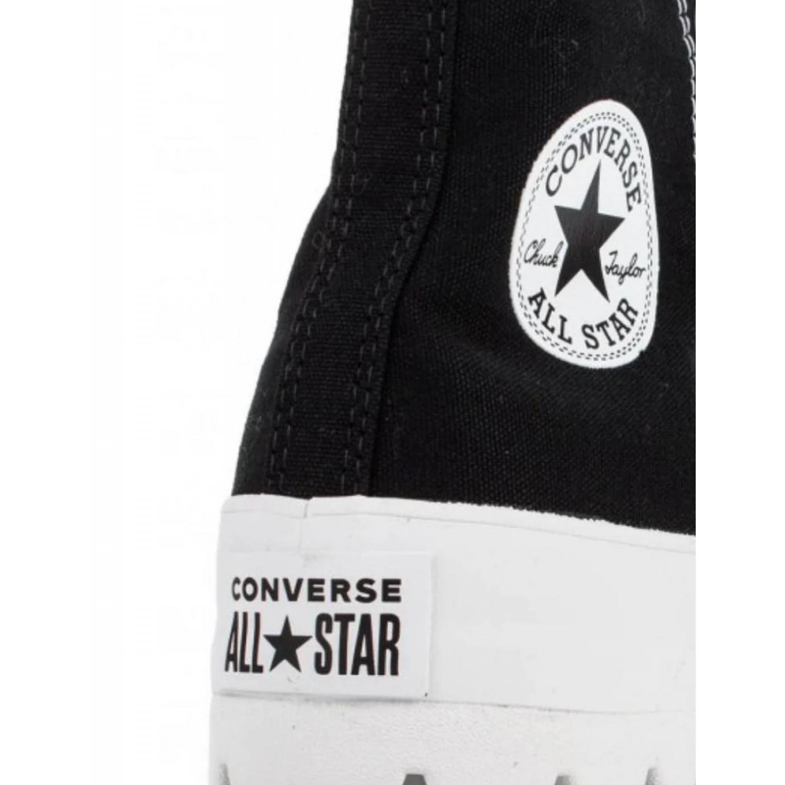 Tenis Converse de Plataforma Lugged Dama Negros 565901C 