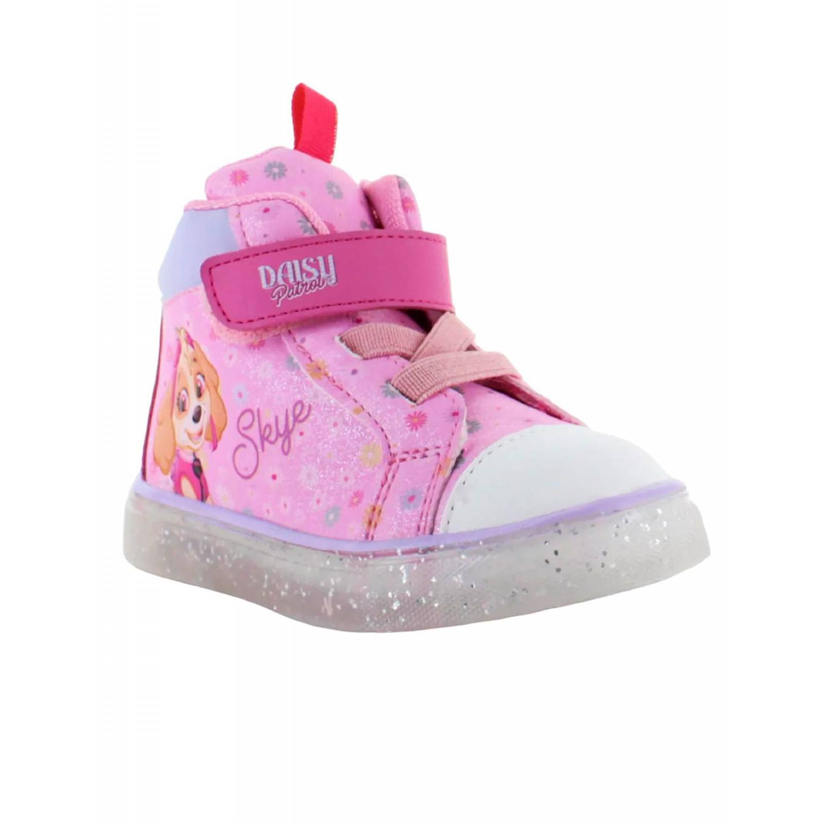 Tenis Paw Patrol Skye Tropicana Con Luces Niña Rosa PW936503ST 