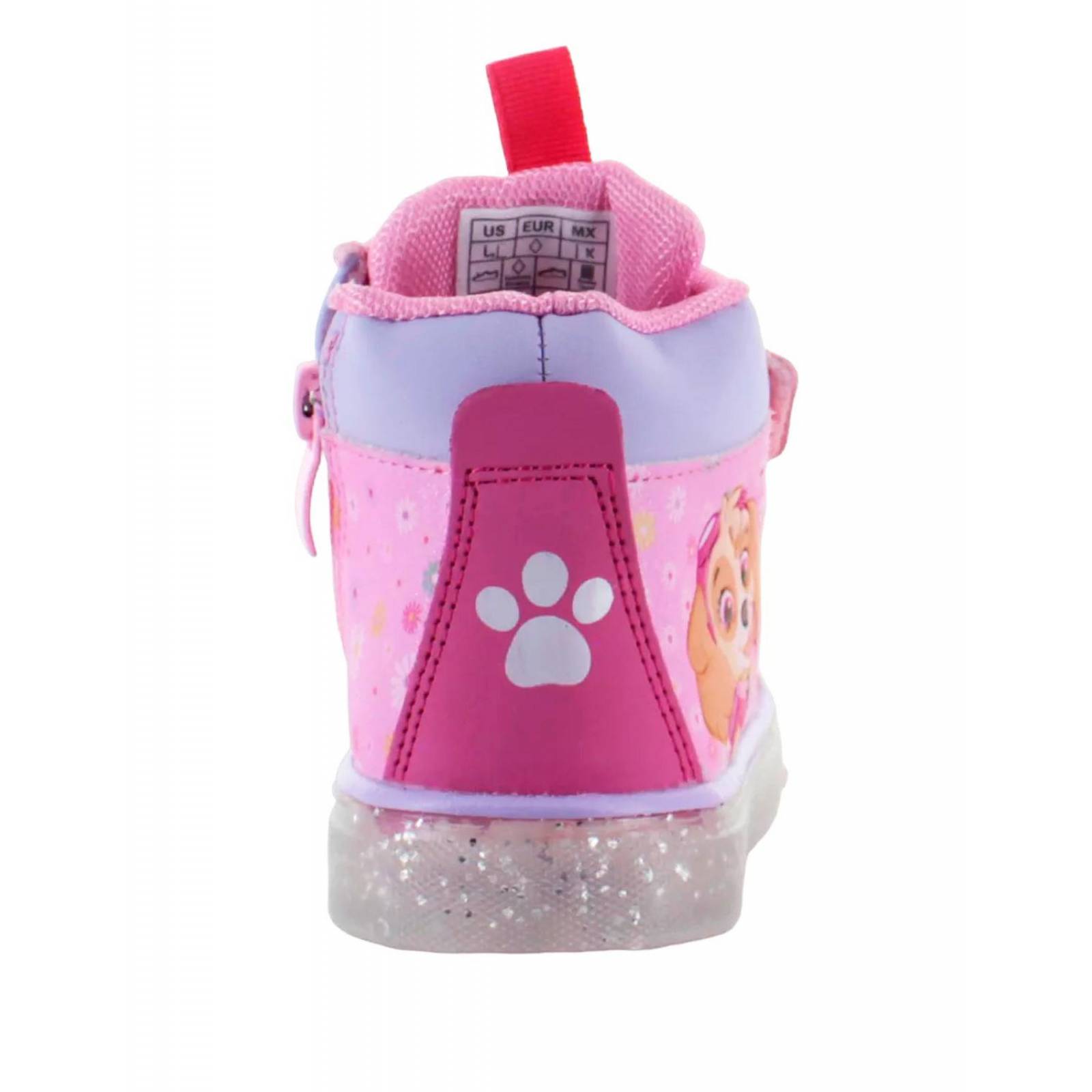 Tenis Paw Patrol Skye Tropicana Con Luces Niña Rosa PW936503ST 