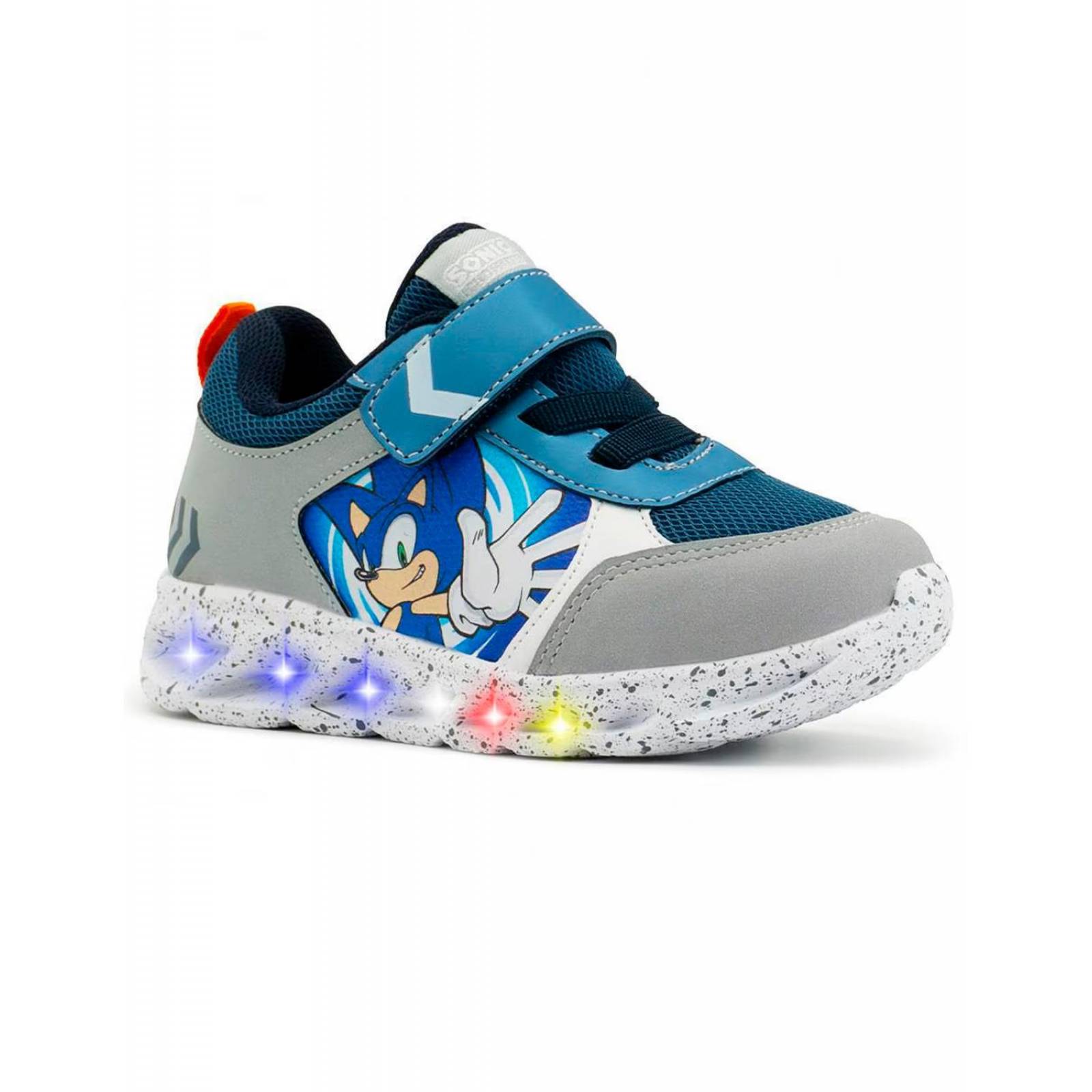Tenis Sonic The Hedgehog Con Luces Tropicana Niño SO950519ST 