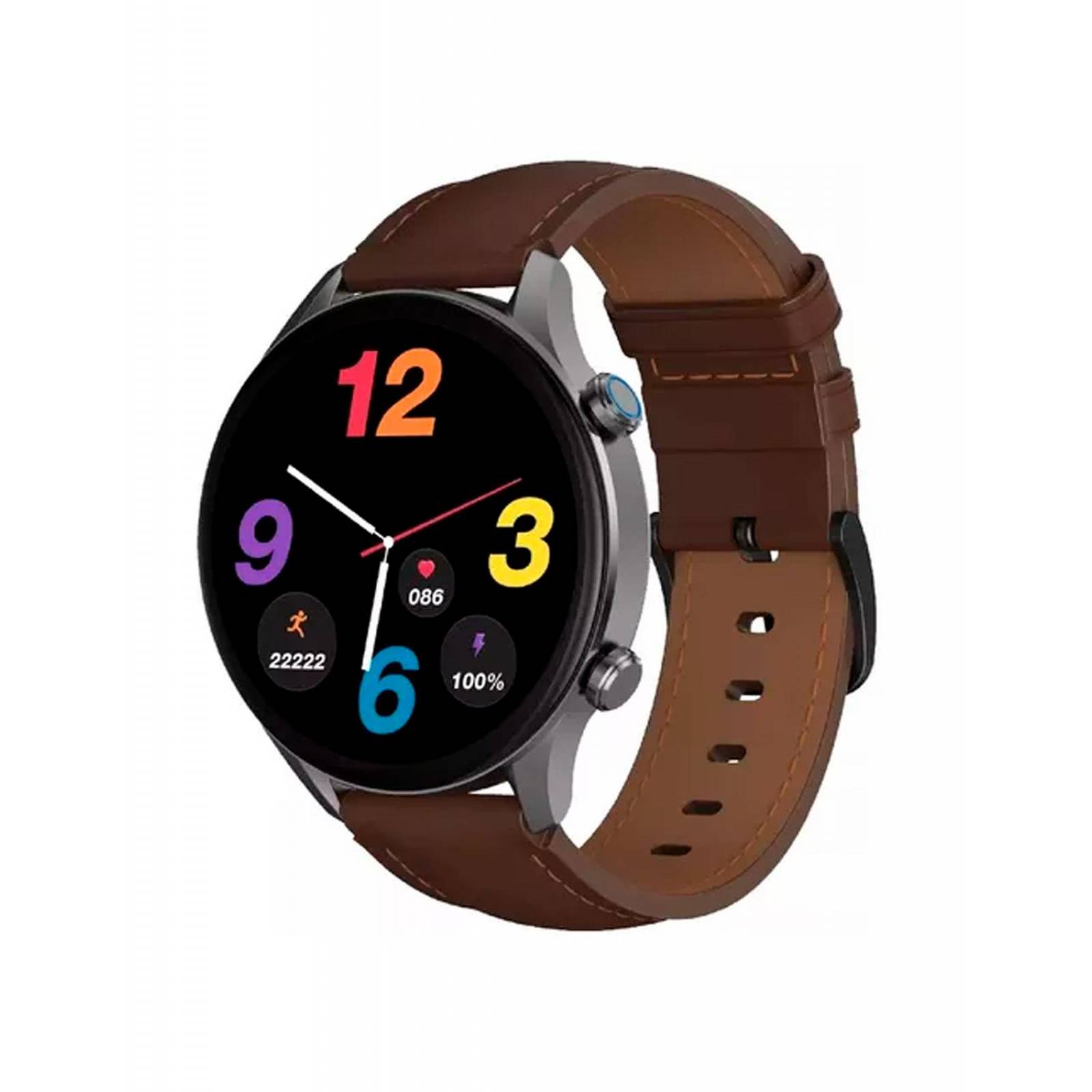 Reloj Smartwatch G-Tide Contra Agua Android Iphone R2 Pro Café