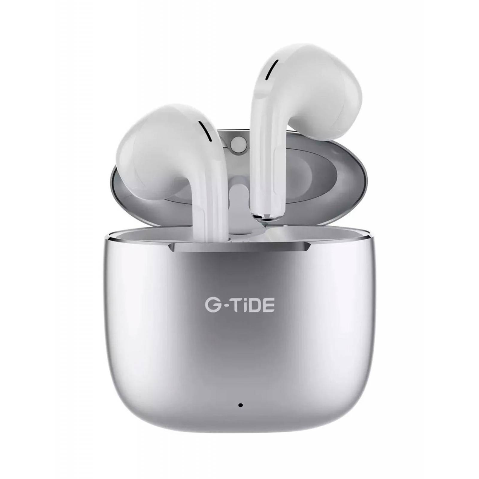 Audífonos Inalambricos G-Tide Indroid Ios H11 Plata 