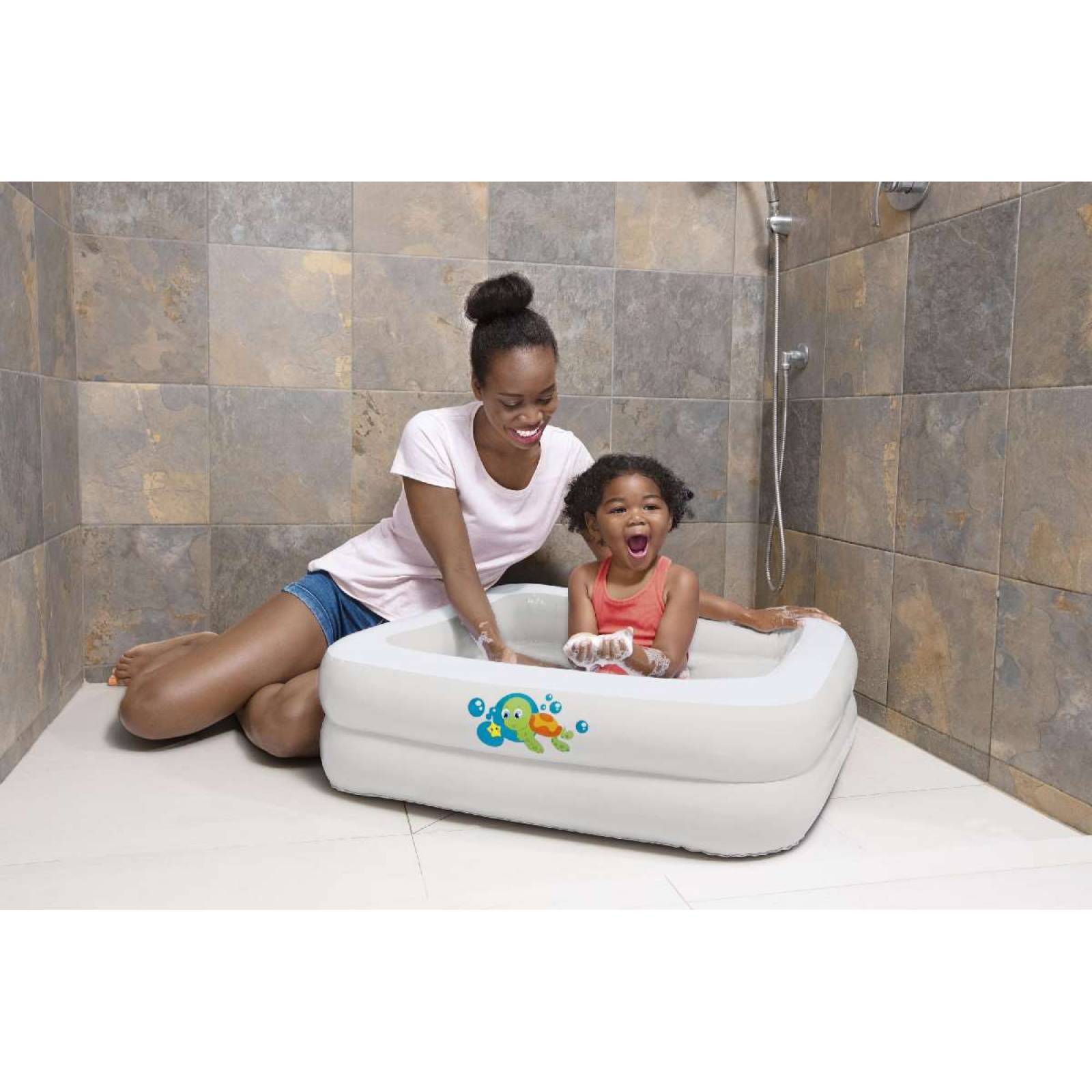 Alberca inflable para bebe 86cmx86cmx25cm caja 1