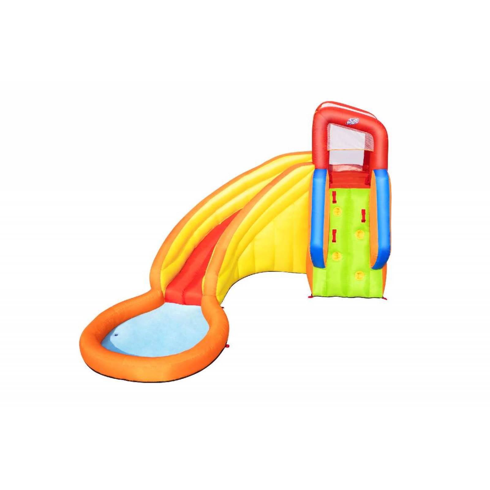 Alberca inflable  con resbaladilla 1 modelo  3.66mx3.37mx2.41m  12x11.1x7.11pulg caja  1