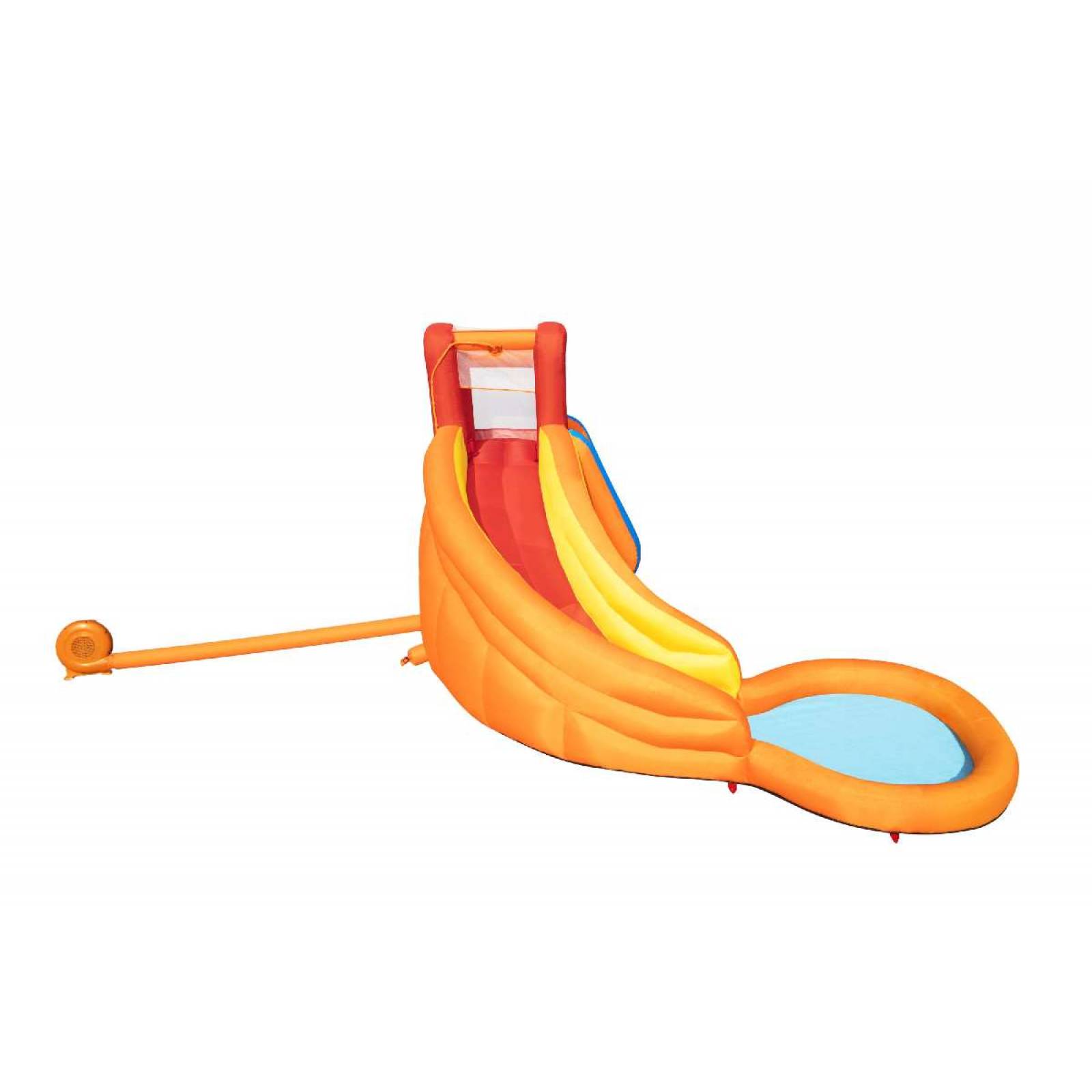 Alberca inflable  con resbaladilla 1 modelo  3.66mx3.37mx2.41m  12x11.1x7.11pulg caja  1