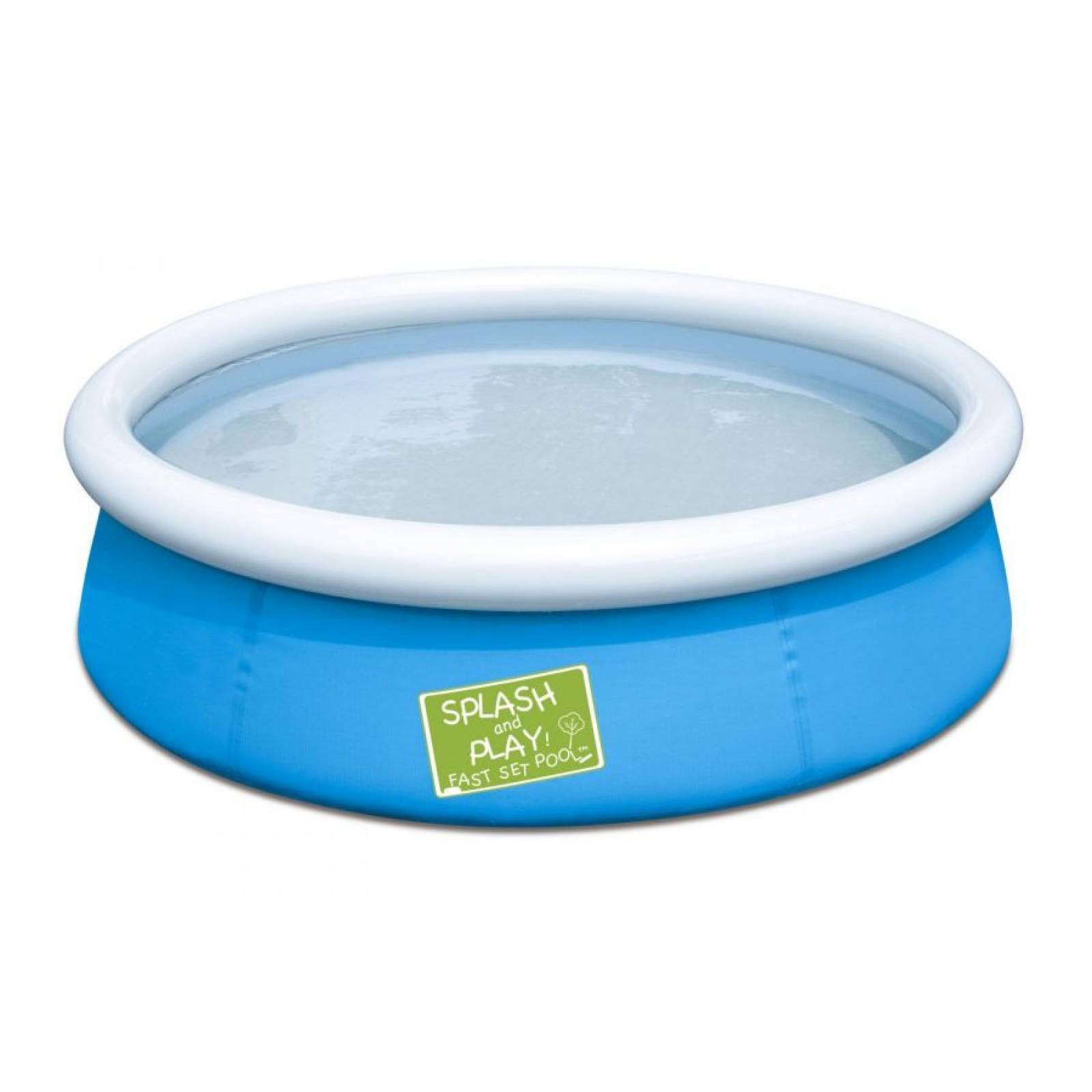 Alberca Inflable 2+ años redonda  azul con blanco 1 modelo 1.52x38cm  5x15pulg  capacidad  477lts caja  1