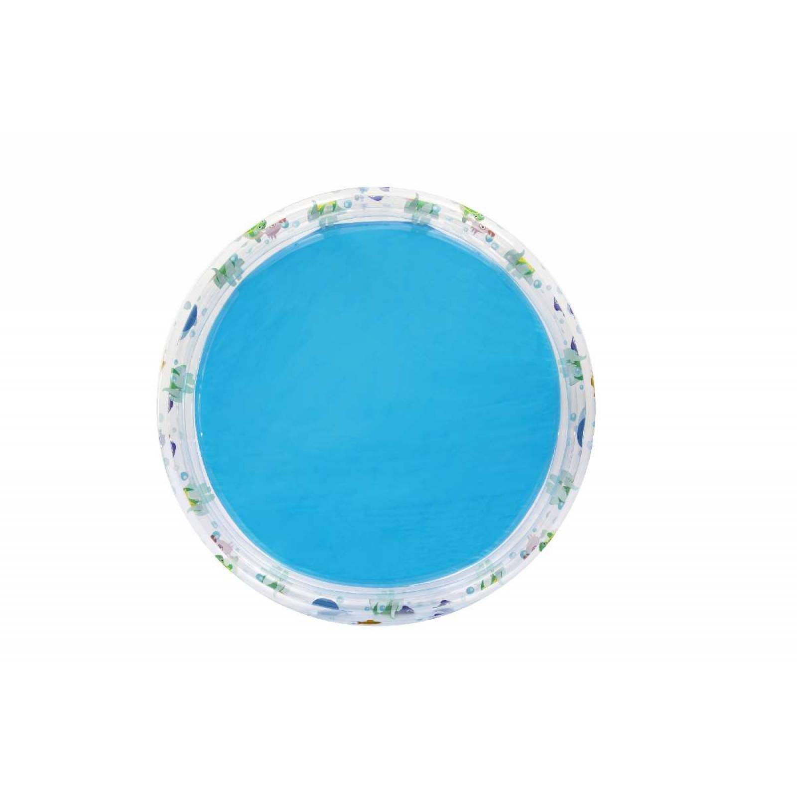 Alberca Inflable redonda 3 anillos decorada mar 1.52x30cm 60x12pulg 1 ...