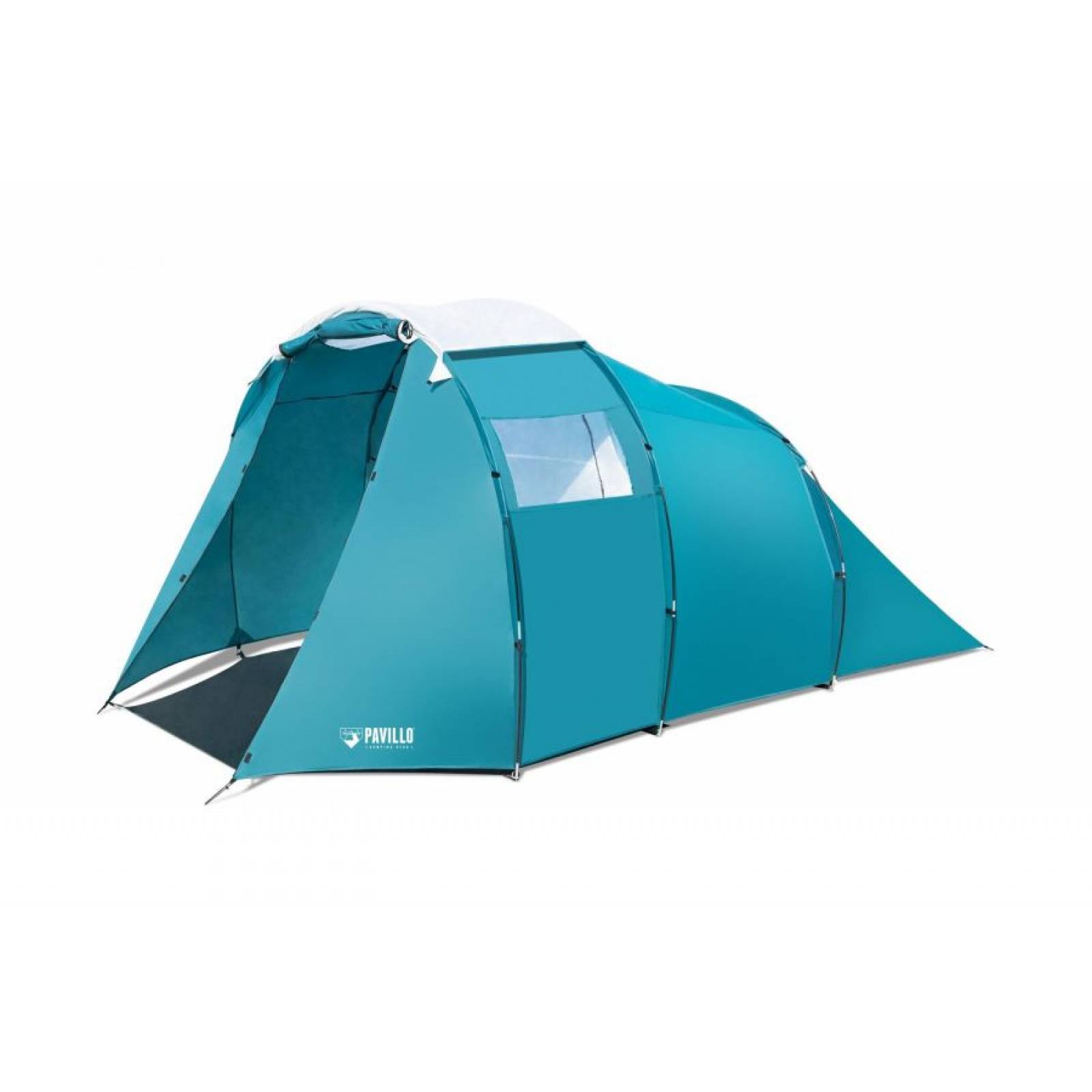 Casa de acampar Para 4 personas 1 modelo. (3.05m+95cm)X2.55mX1.80m bolsa (1)