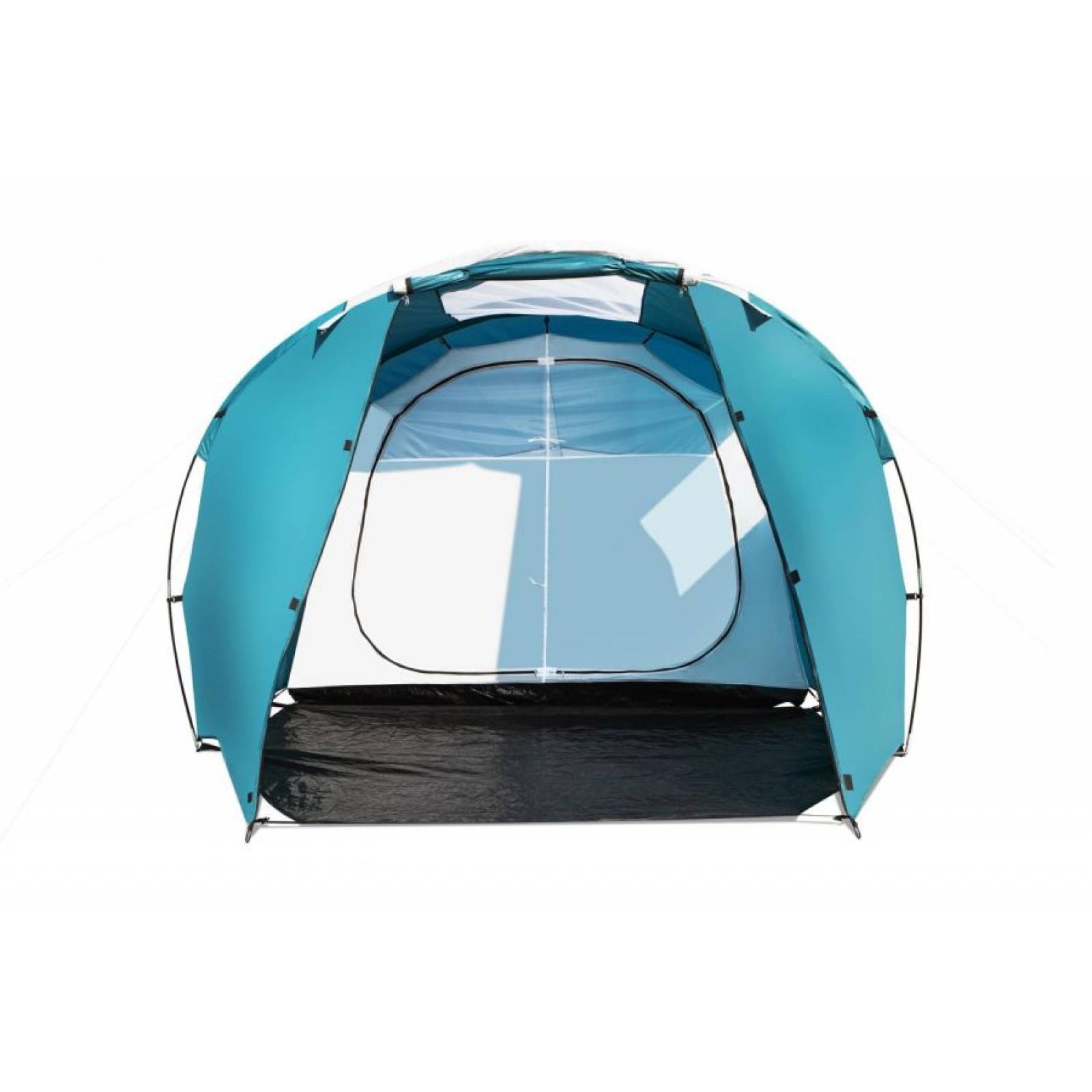 Casa de acampar Para 4 personas 1 modelo. (3.05m+95cm)X2.55mX1.80m bolsa (1)